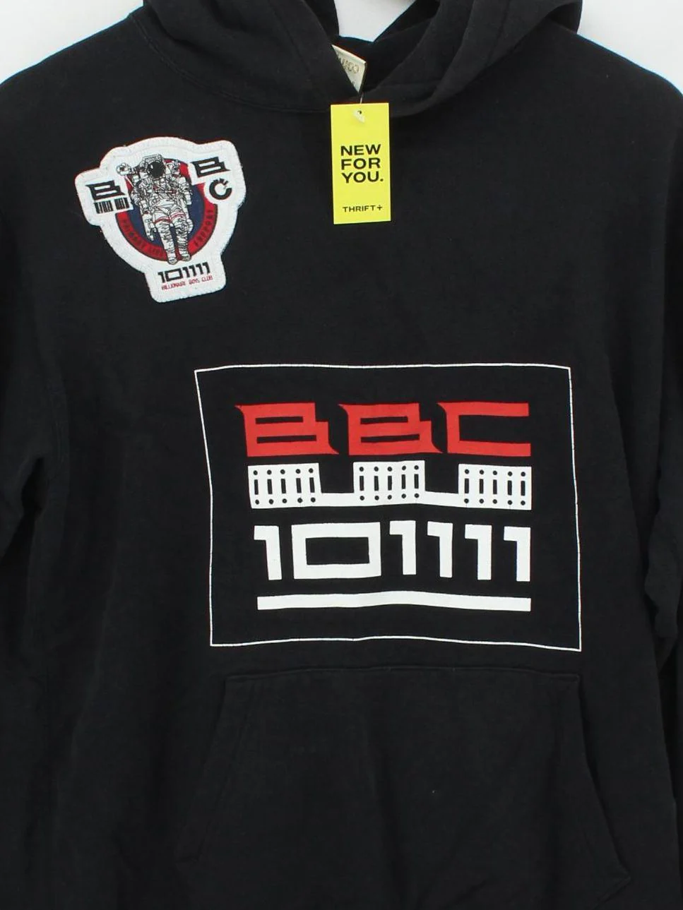 Billionaire Boys Club Men's Hoodie M Black Graphic 100% Cotton Pullover - Image 3