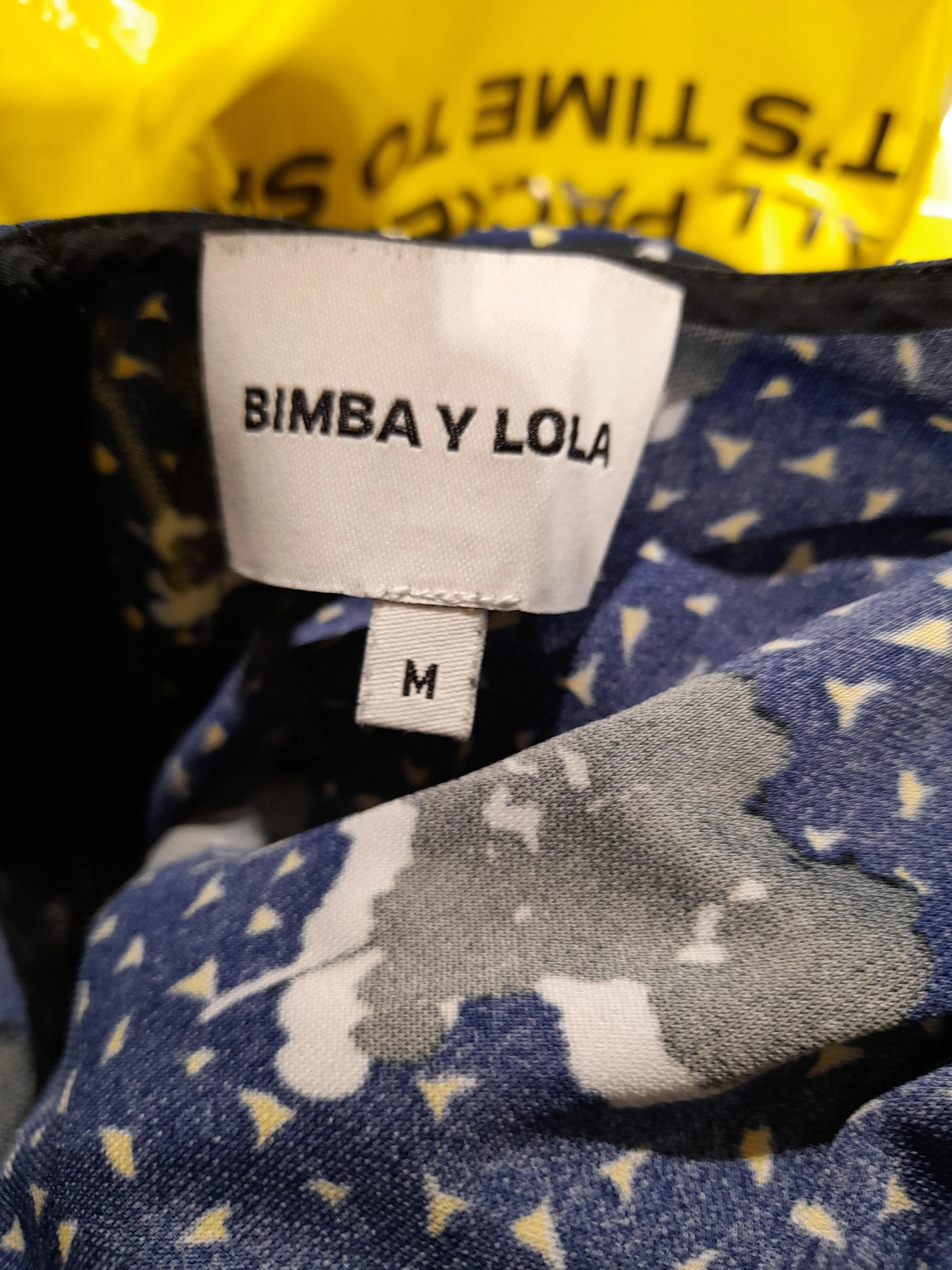 Bimba Y Lola Shirt Midi Dress UK10 in Blue - Image 5