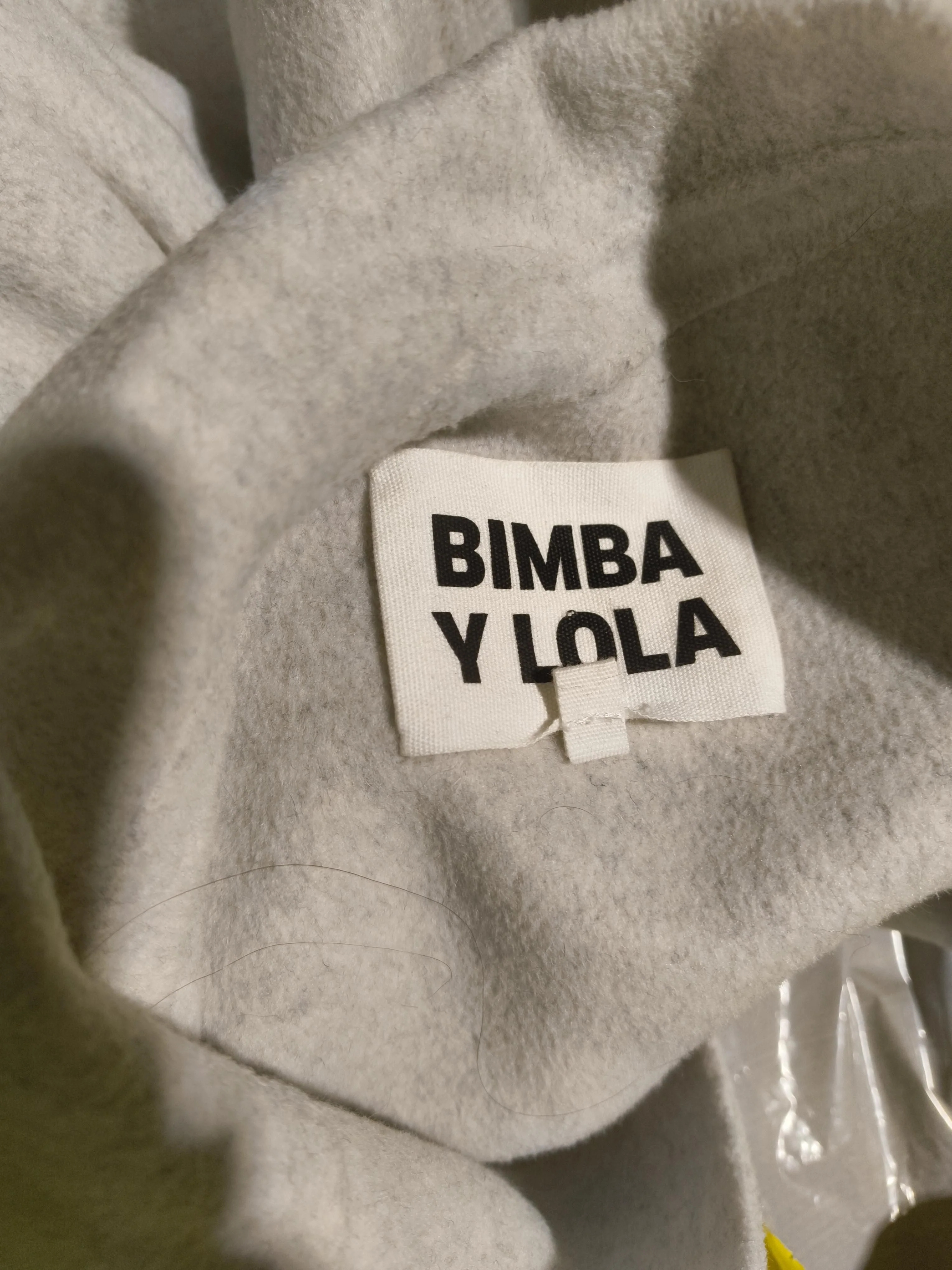 Bimba Y Lola Women's Coat L Cream Wool with Polyester, Acrylic Overcoat - Image 5