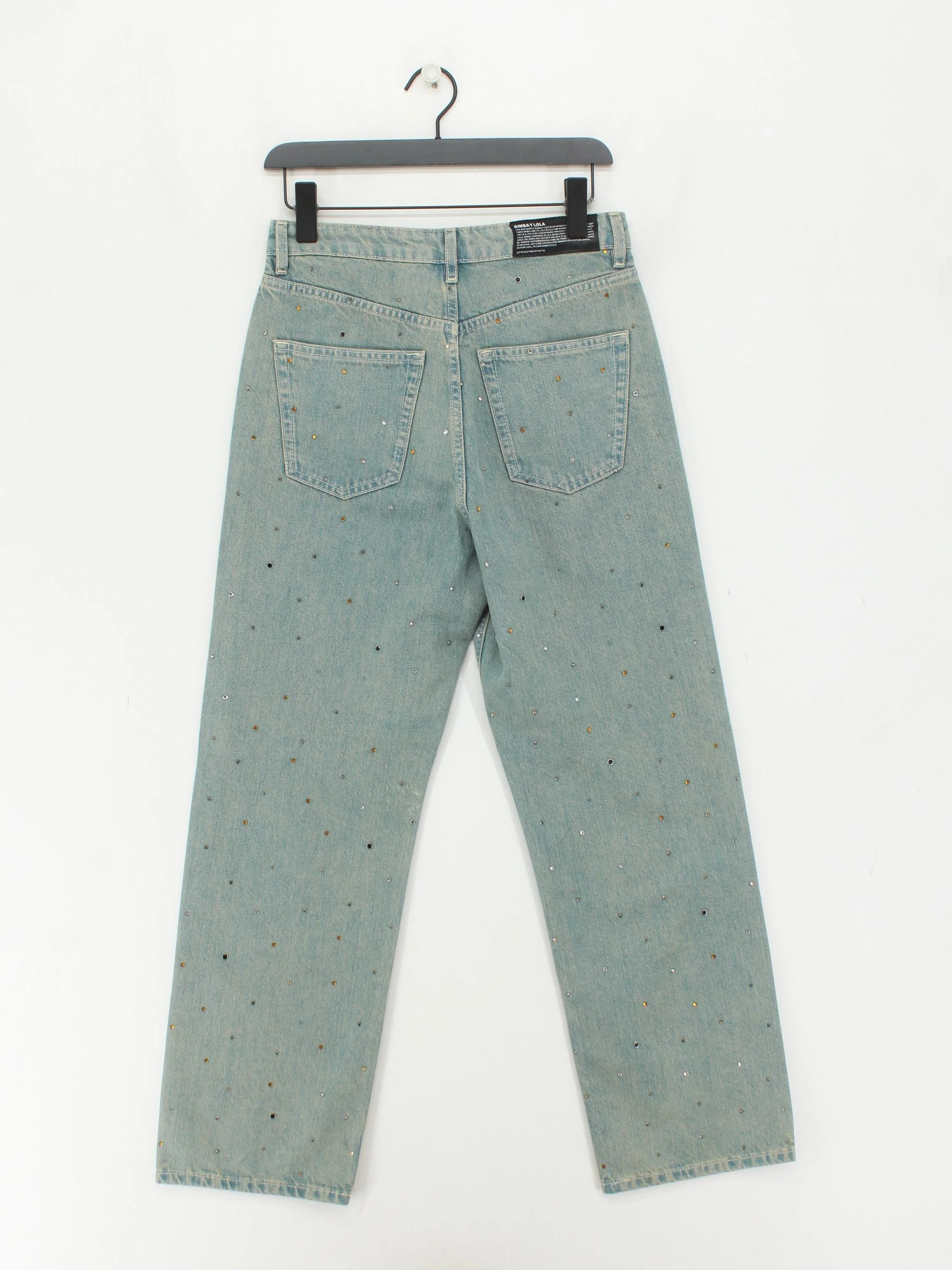 Bimba Y Lola Women's Jeans W 36 in Blue 100% Cotton Straight - Image 2