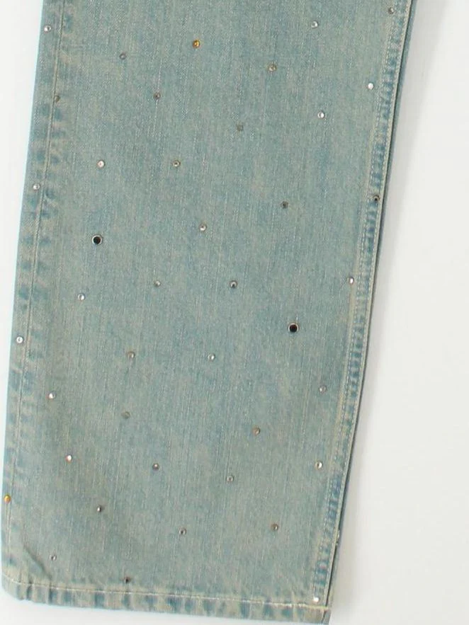 Bimba Y Lola Women's Jeans W 36 in Blue 100% Cotton Straight - Image 4