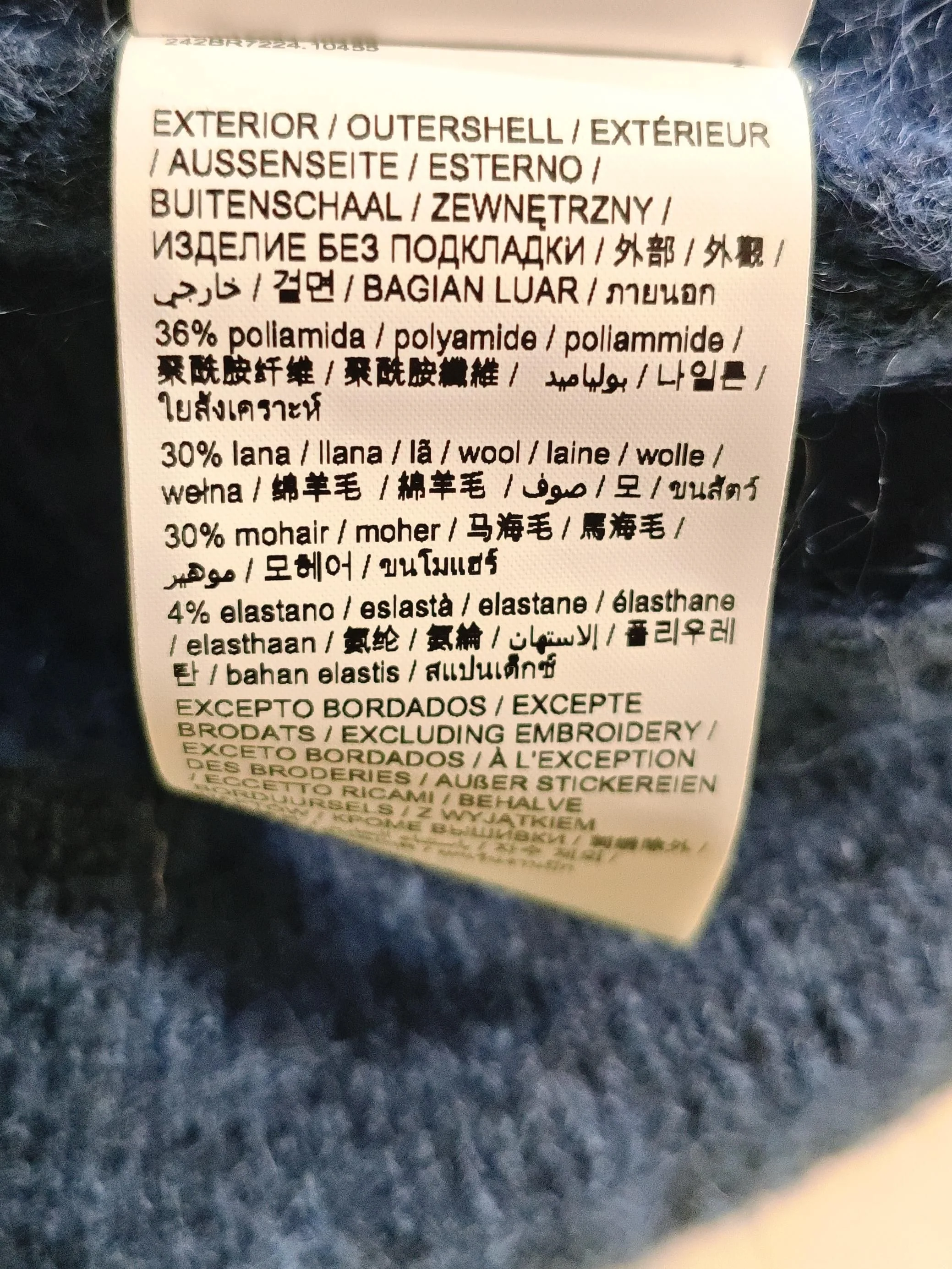 Bimba Y Lola Women's Jumper XS Blue Polyamide - Image 6