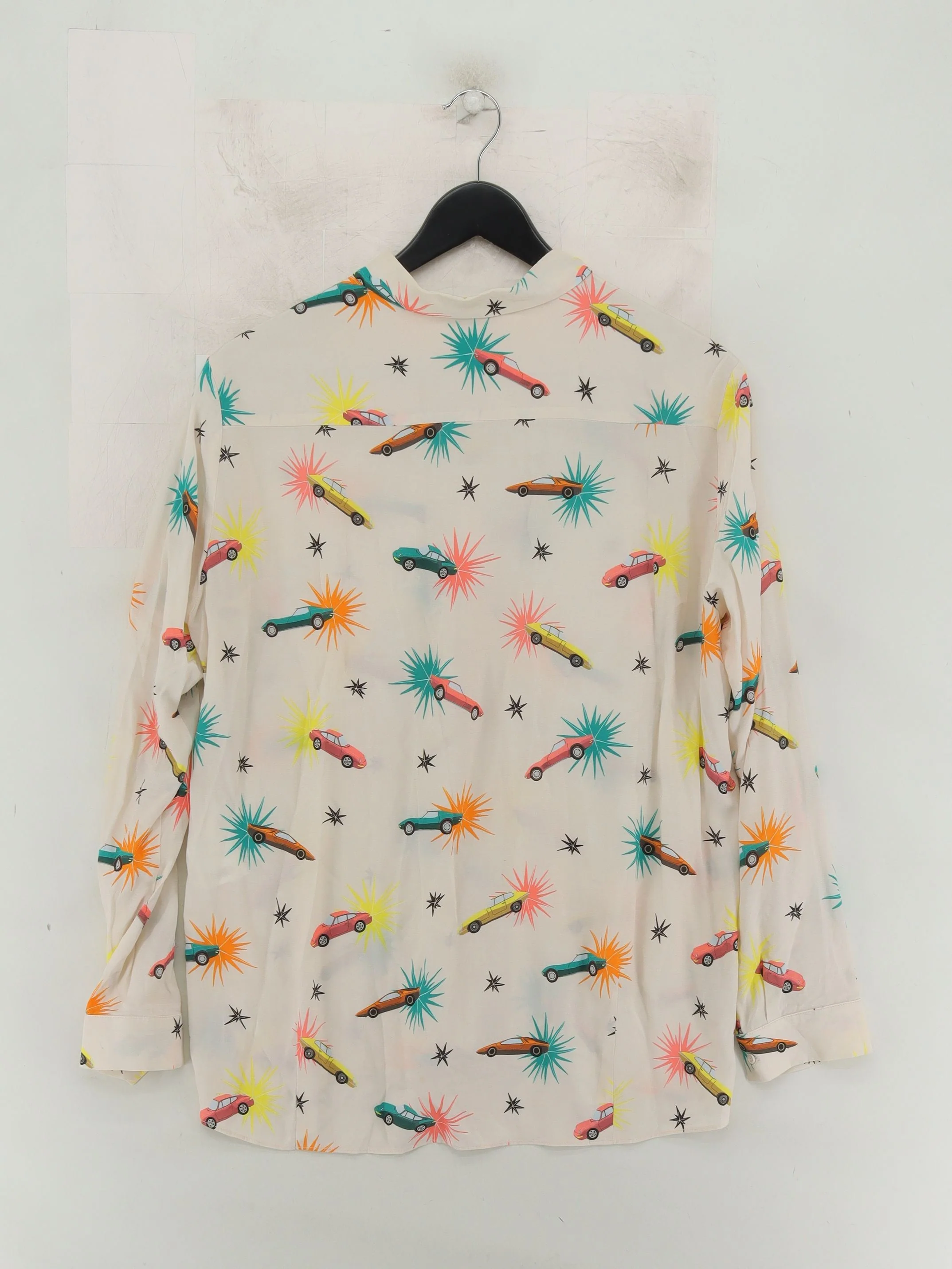 Bimba Y Lola Women's Shirt M Cream 100% Viscose Basic - Image 2