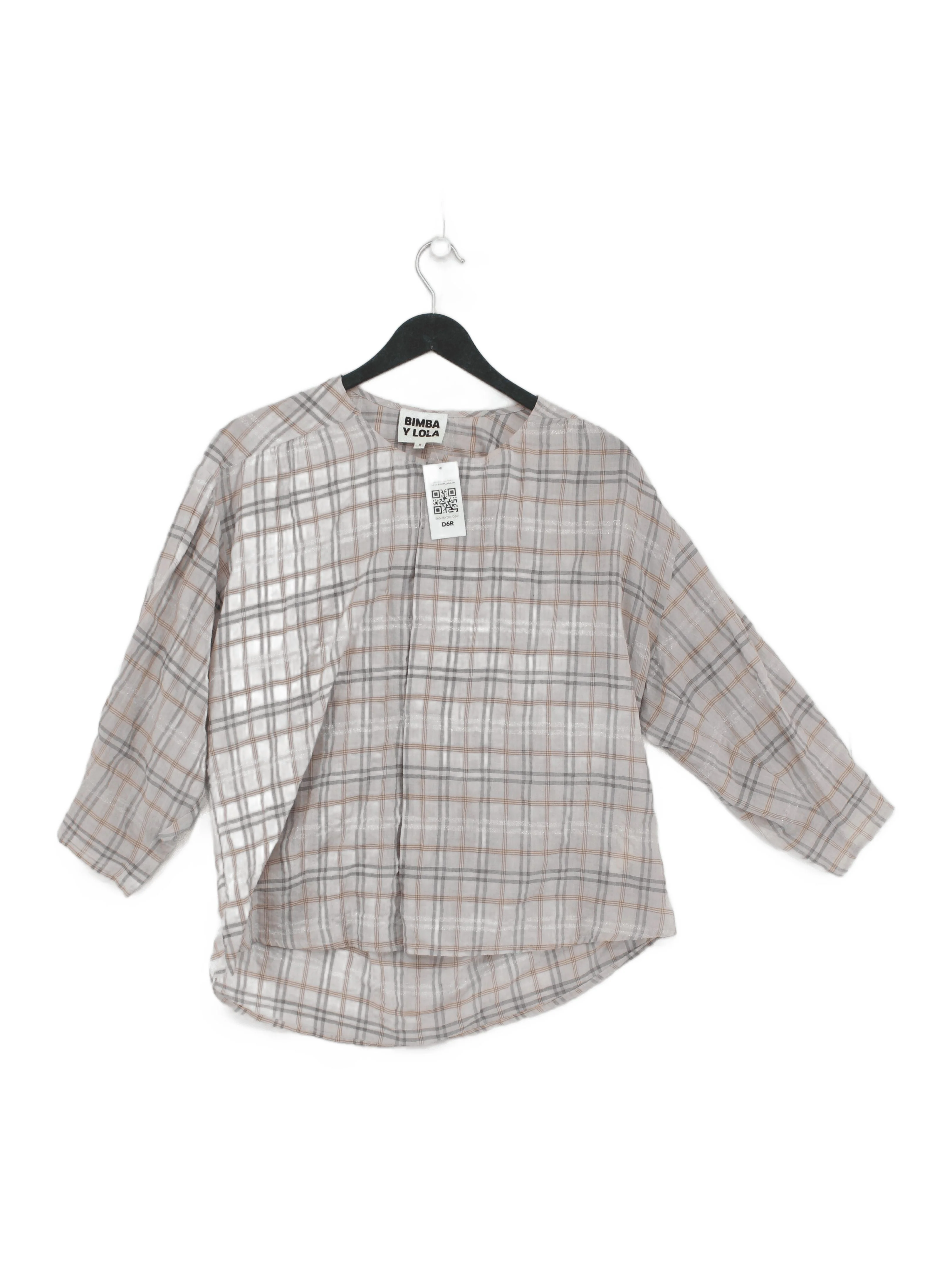 Bimba Y Lola Women's Shirt S Multi Cotton with Polyamide, Polyester Basic
