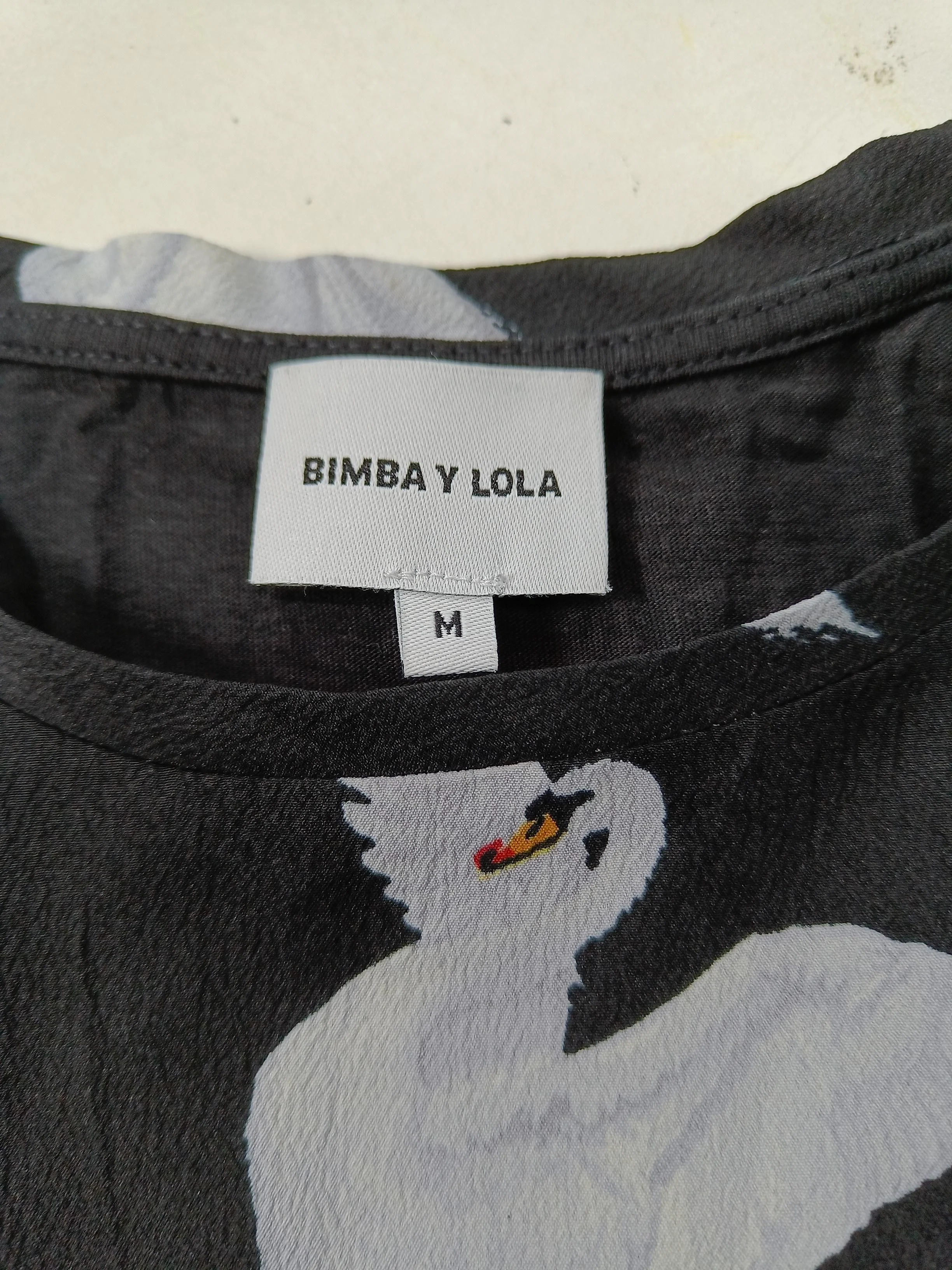 Bimba Y Lola Women's Top M Black 100% Polyester Basic - Image 5