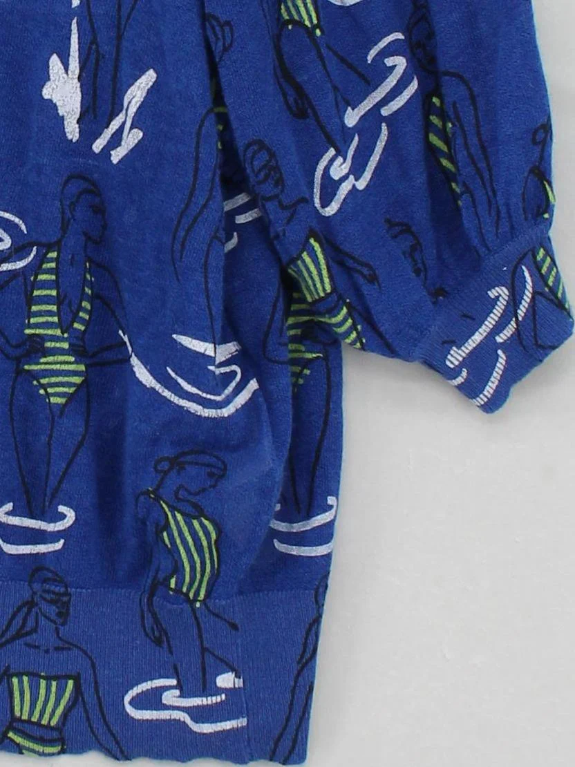 Bimba Y Lola Women's Top S Blue Other with Viscose Basic - Image 4