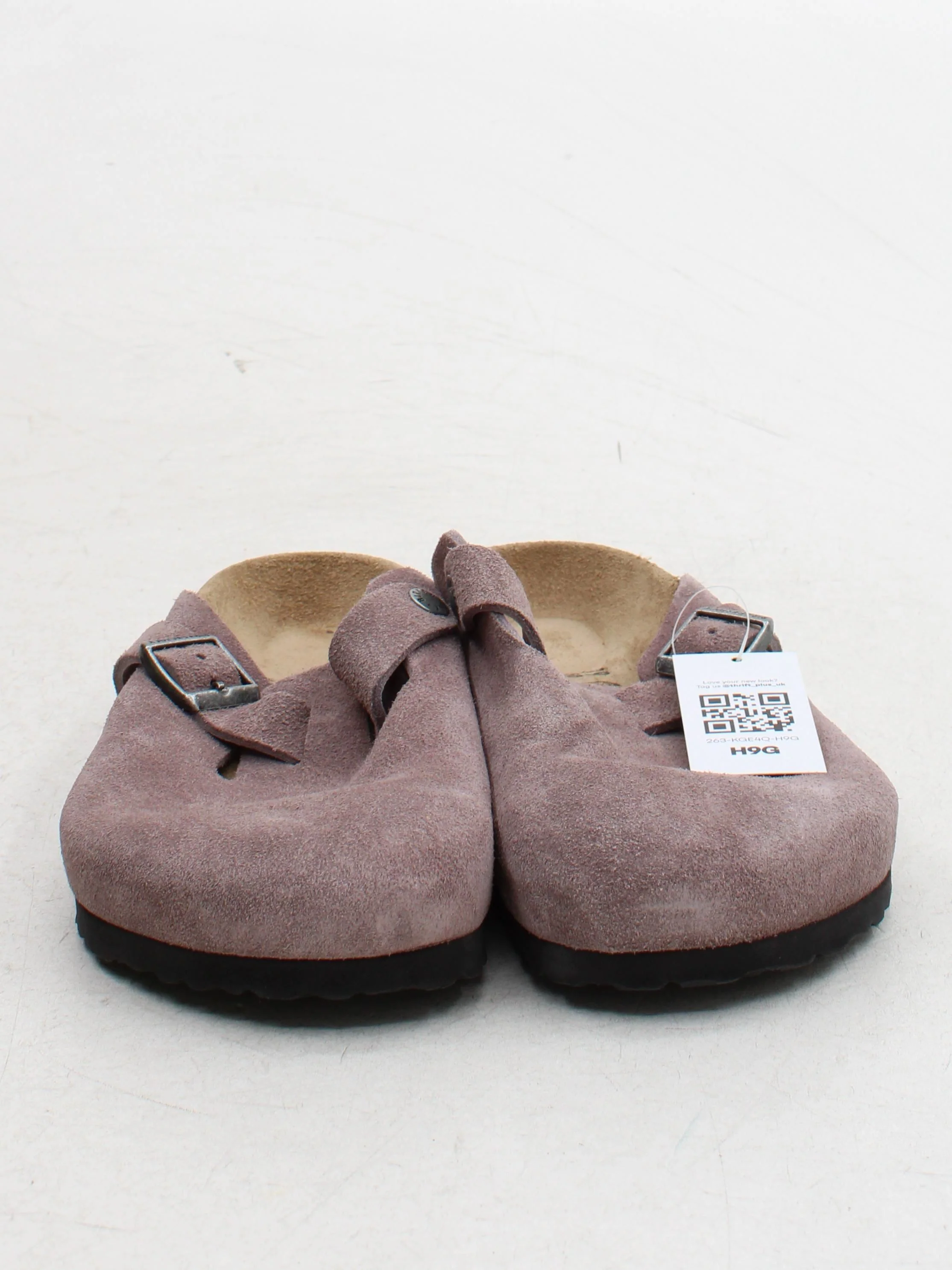 Birkenstock Women's Sandals UK 6 Purple 100% Suede Slider - Image 2
