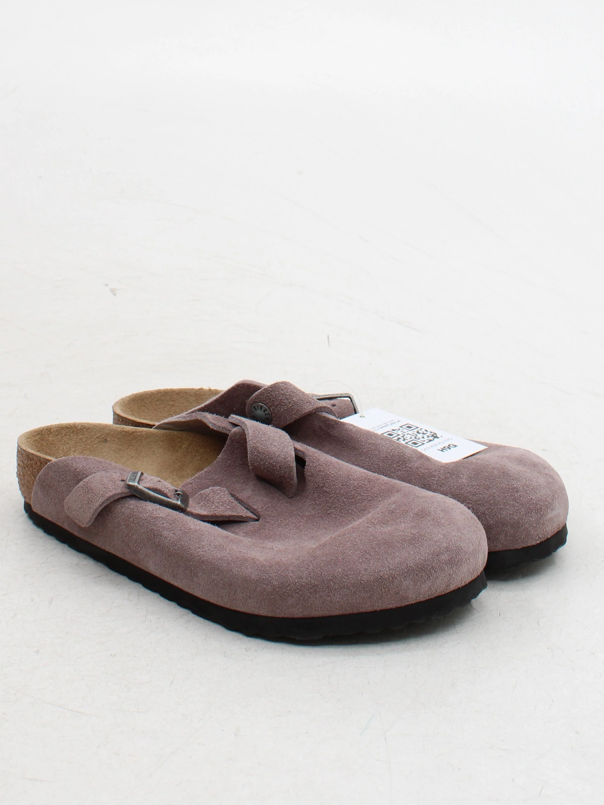 Birkenstock Women's Sandals UK 6 Purple 100% Suede Slider - Image 4