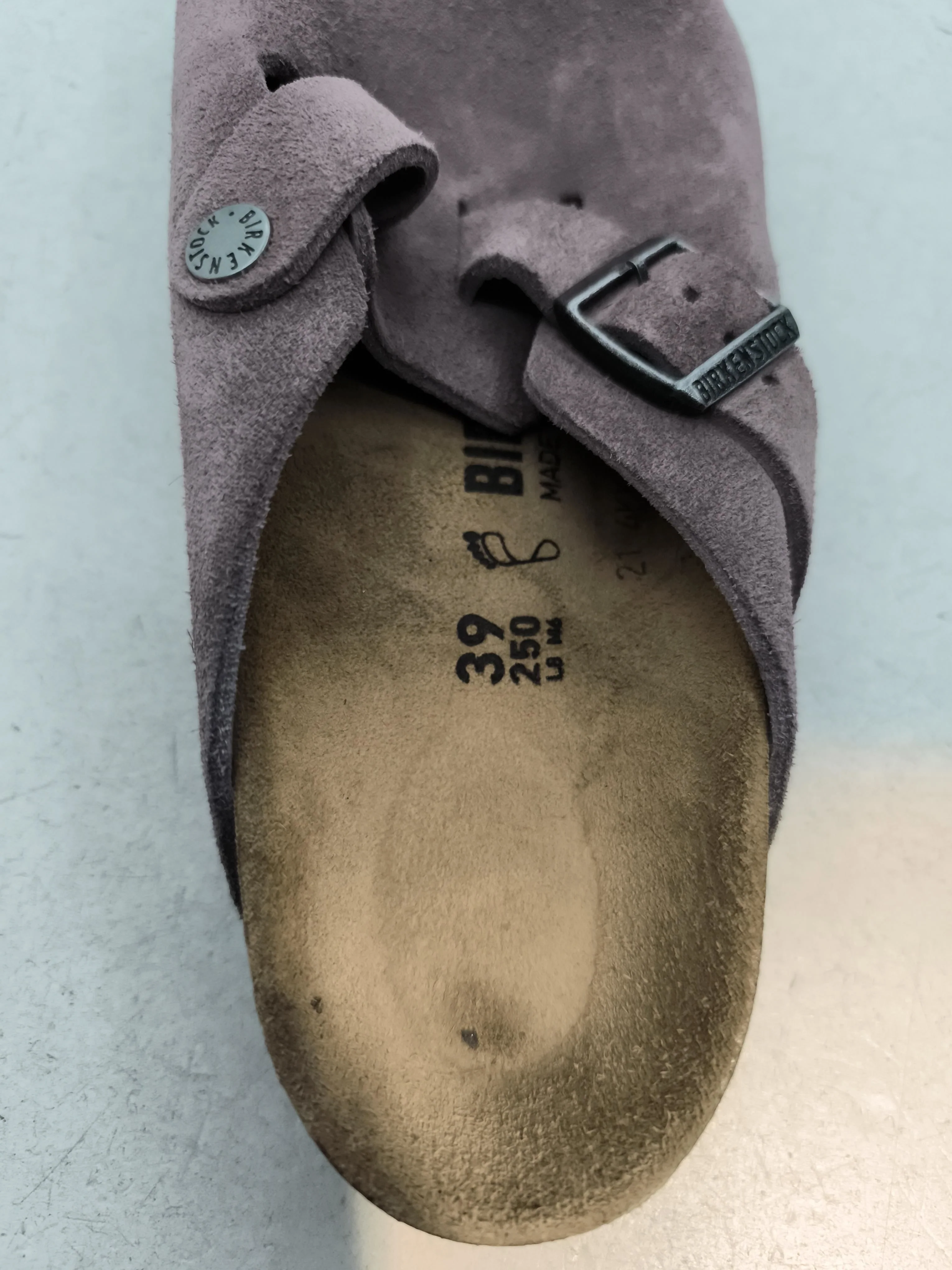 Birkenstock Women's Sandals UK 6 Purple 100% Suede Slider - Image 6