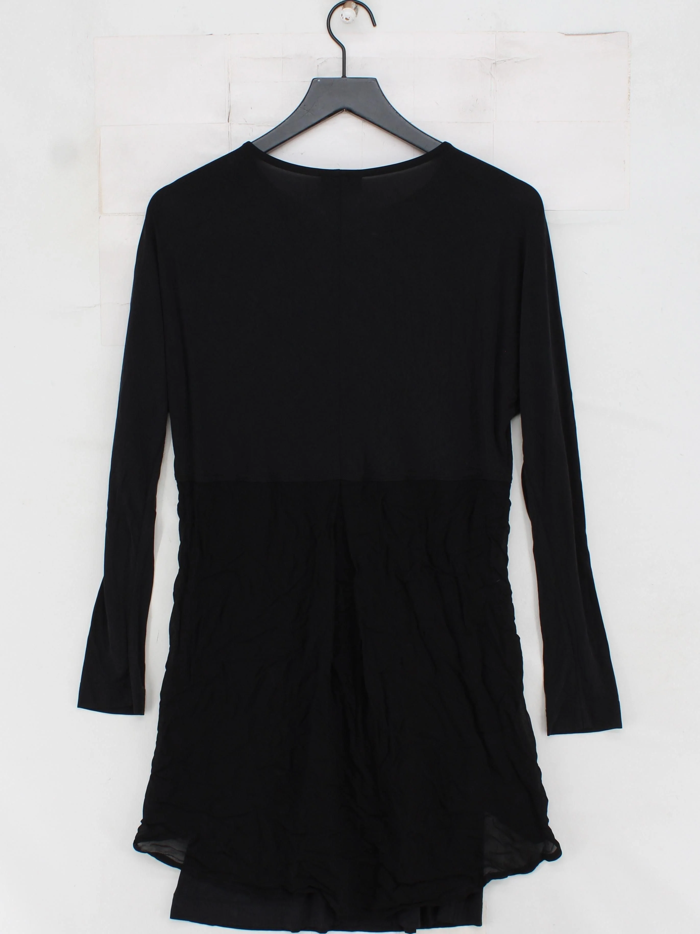 Bitte Kai Rand Women's Top S Black 100% Viscose Long Sleeve Round Neck Tunic - Image 2