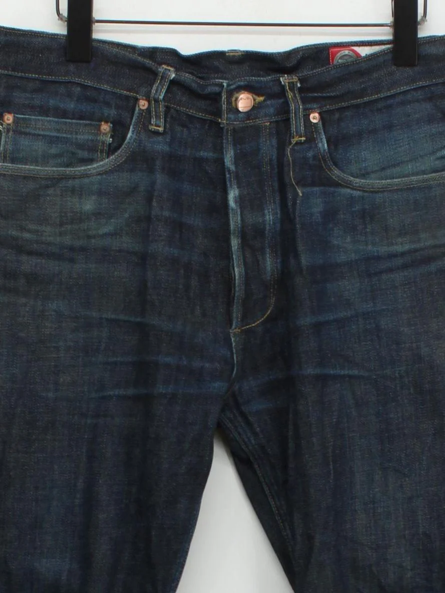 Blackhorse Lane Ateliers Men's Jeans W 38 in Blue 100% Cotton Straight - Image 3