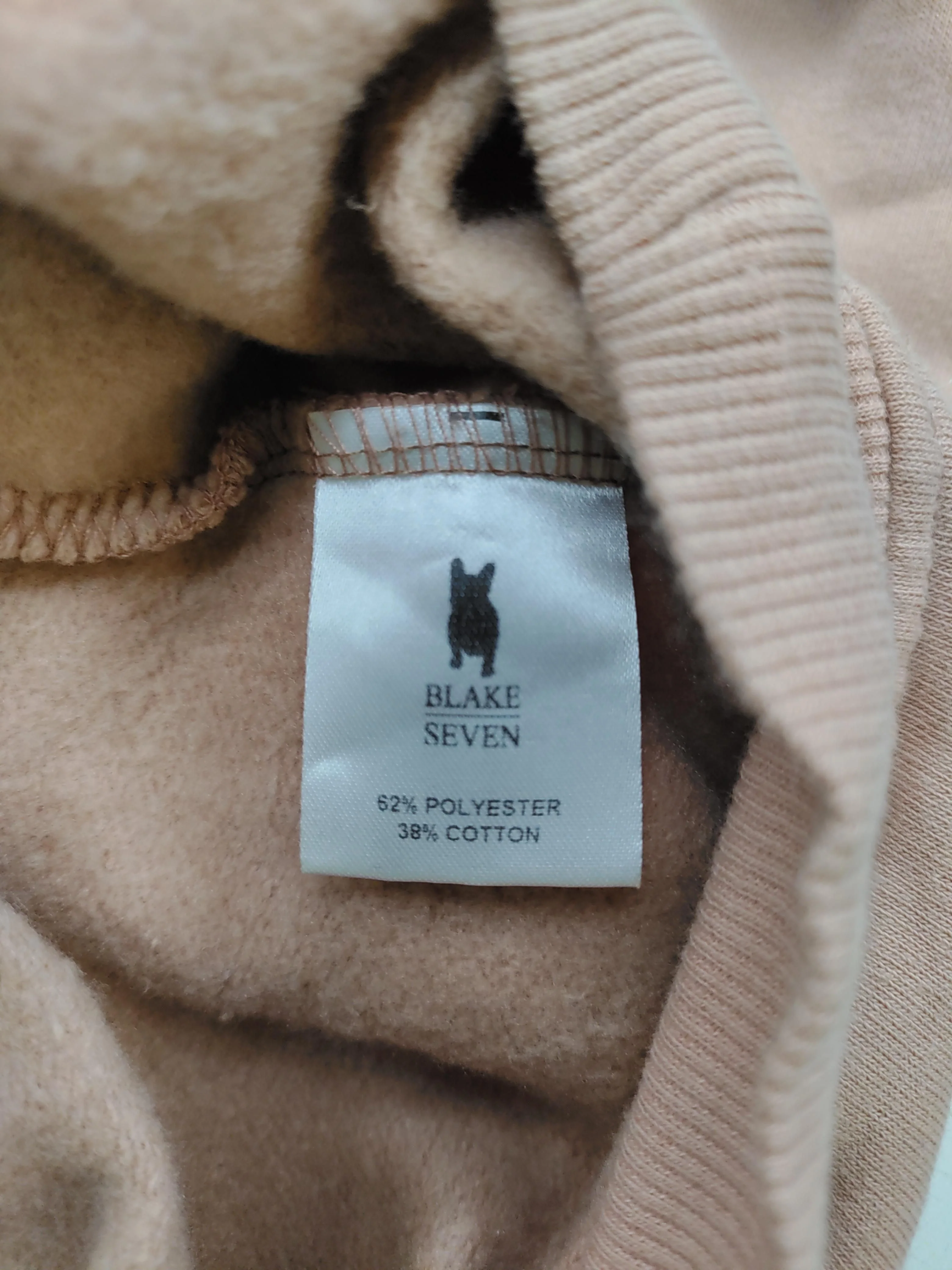 Blake Seven Women's Hoodie L Tan Graphic Polyester with Cotton Pullover - Image 8