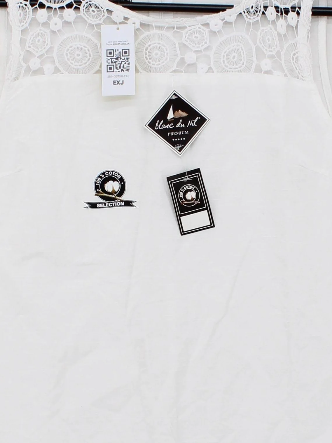 Blanc Du Nil Mini Dress UK2 in White - Image 3