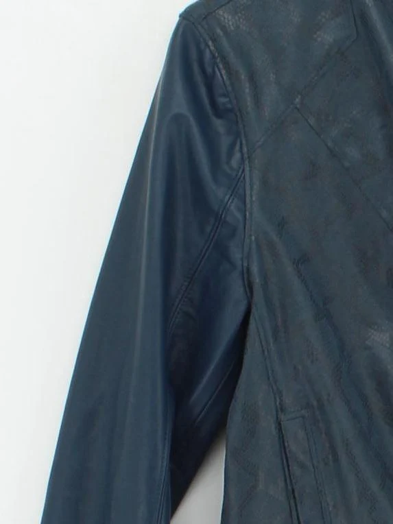 blanknyc Motorcycle Jacket jacket blue - Image 4