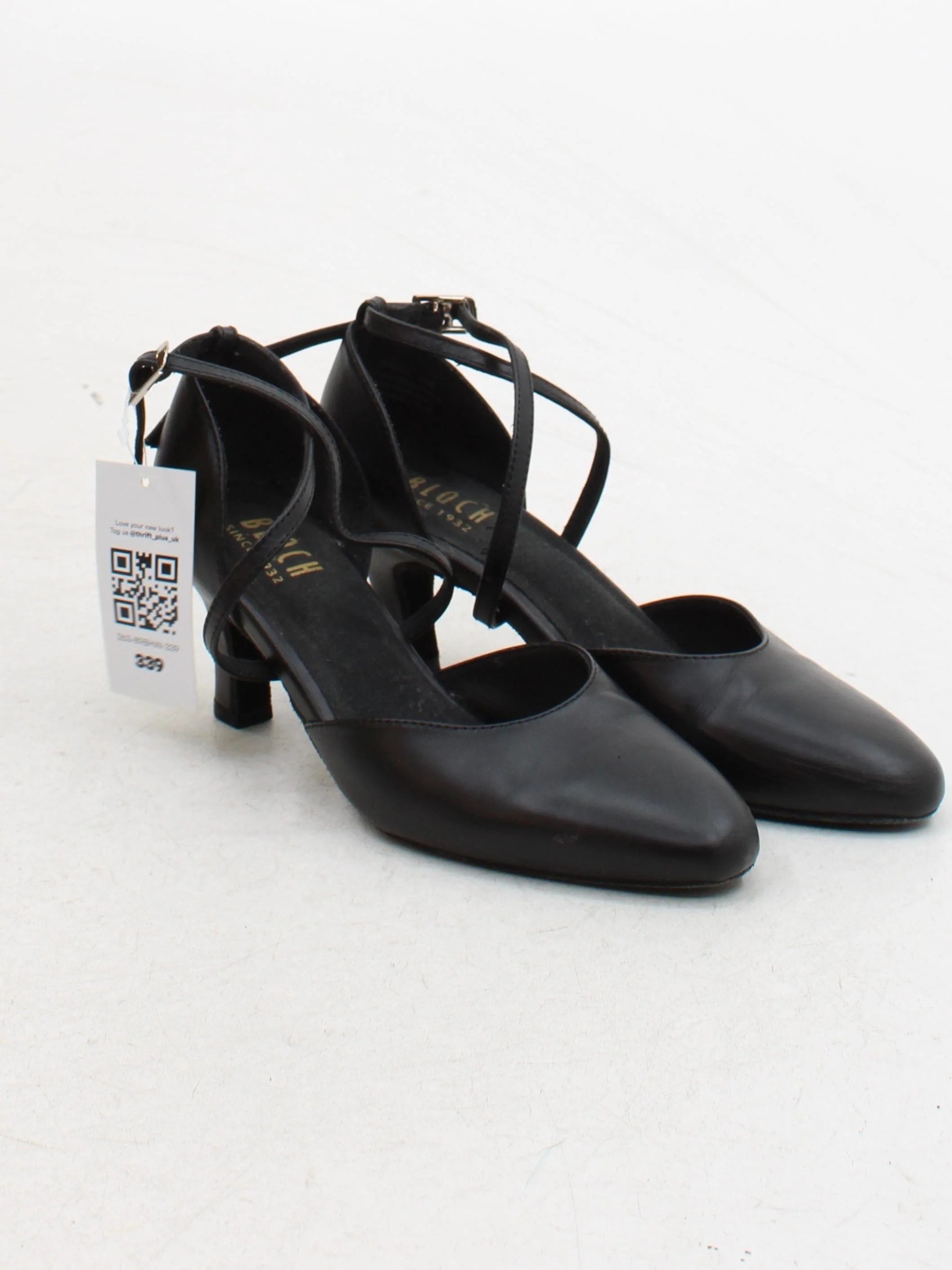 Bloch Women's Heels UK 2 Black 100% Leather Strappy - Image 4