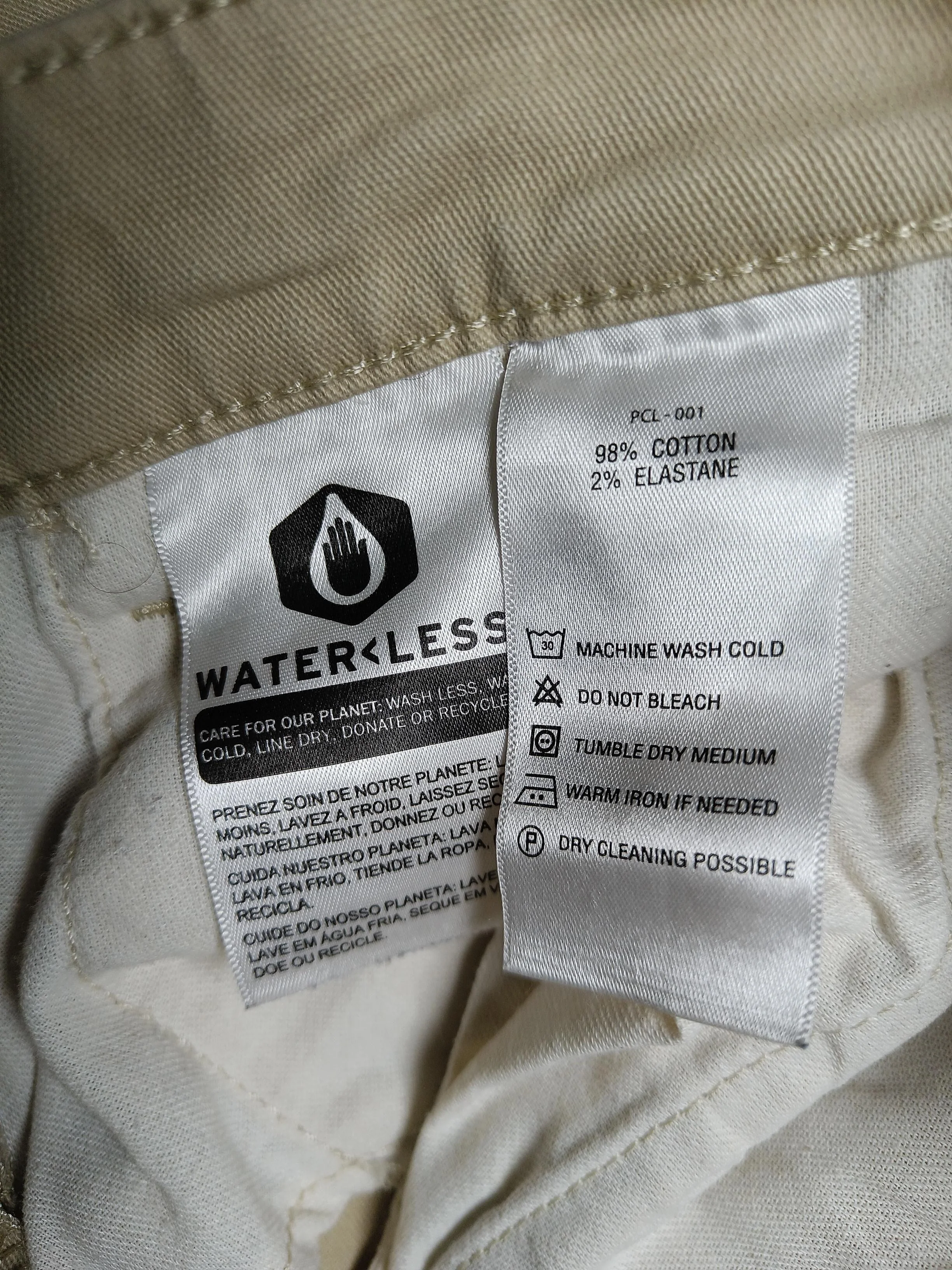 Blue Willi's Men's Trousers W 28 in Tan Cotton with Elastane Chino - Image 6