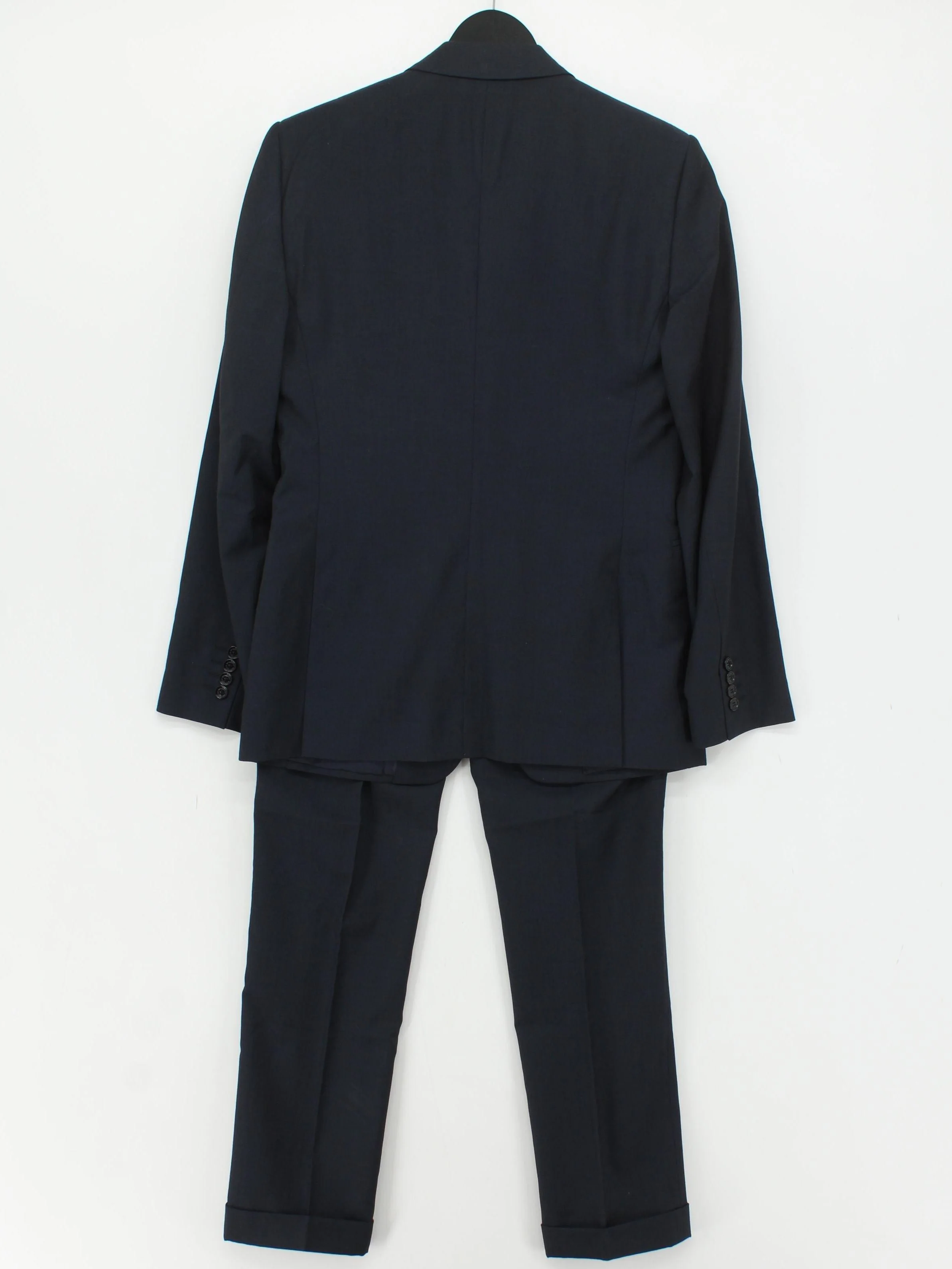 Blueberry London Men's Two Piece Suit Chest: 38 in Blue Wool - Image 2
