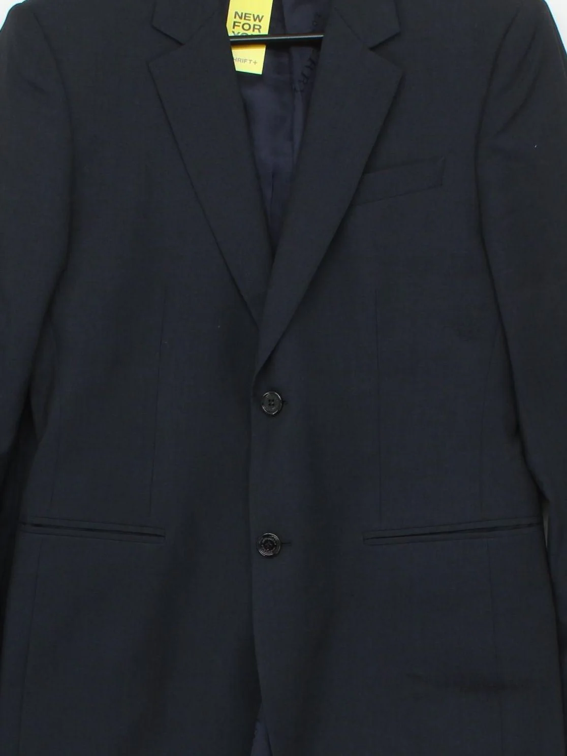 Blueberry London Men's Two Piece Suit Chest: 38 in Blue Wool - Image 3