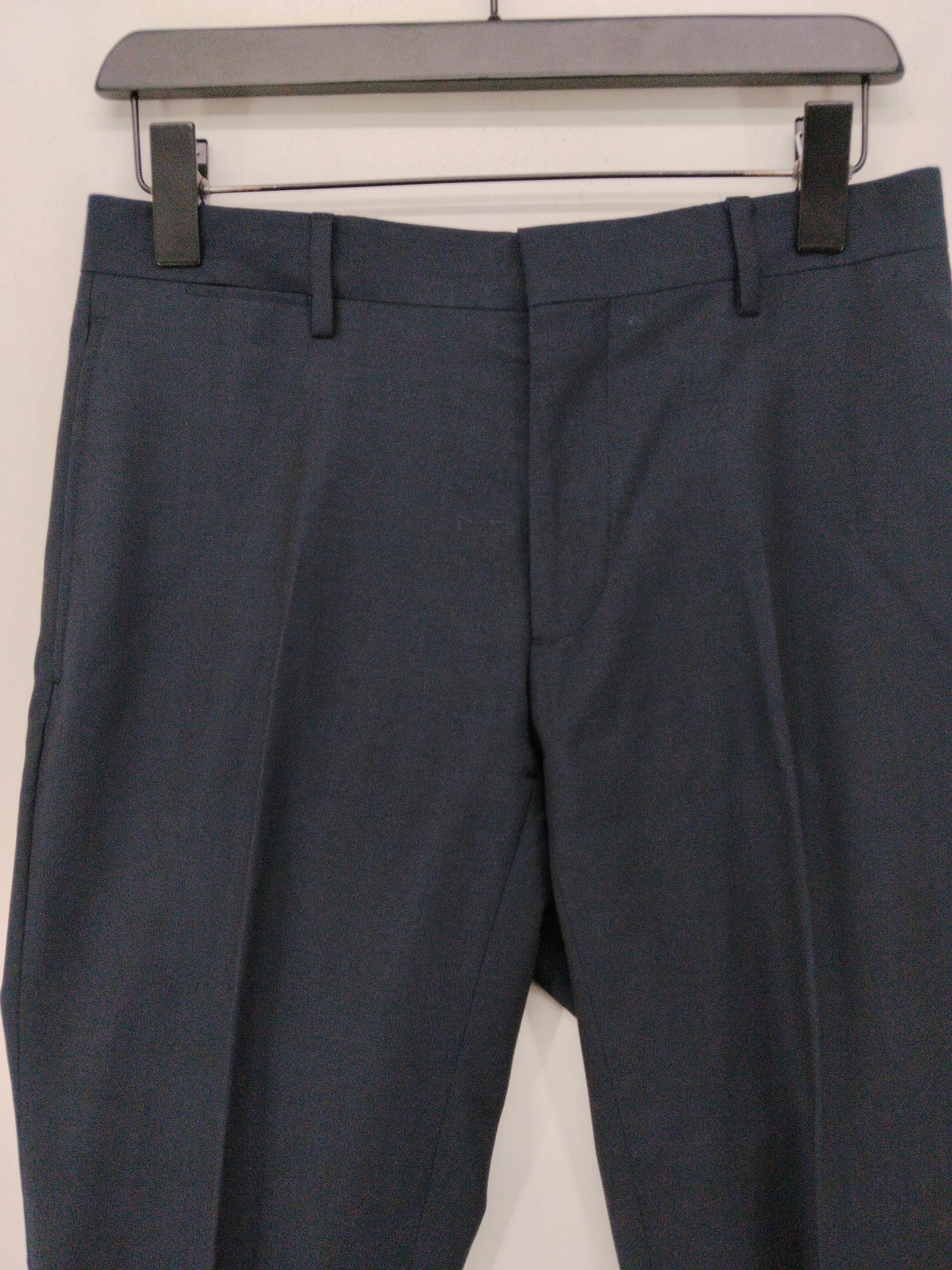 Blueberry London Men's Two Piece Suit Chest: 38 in Blue Wool - Image 5