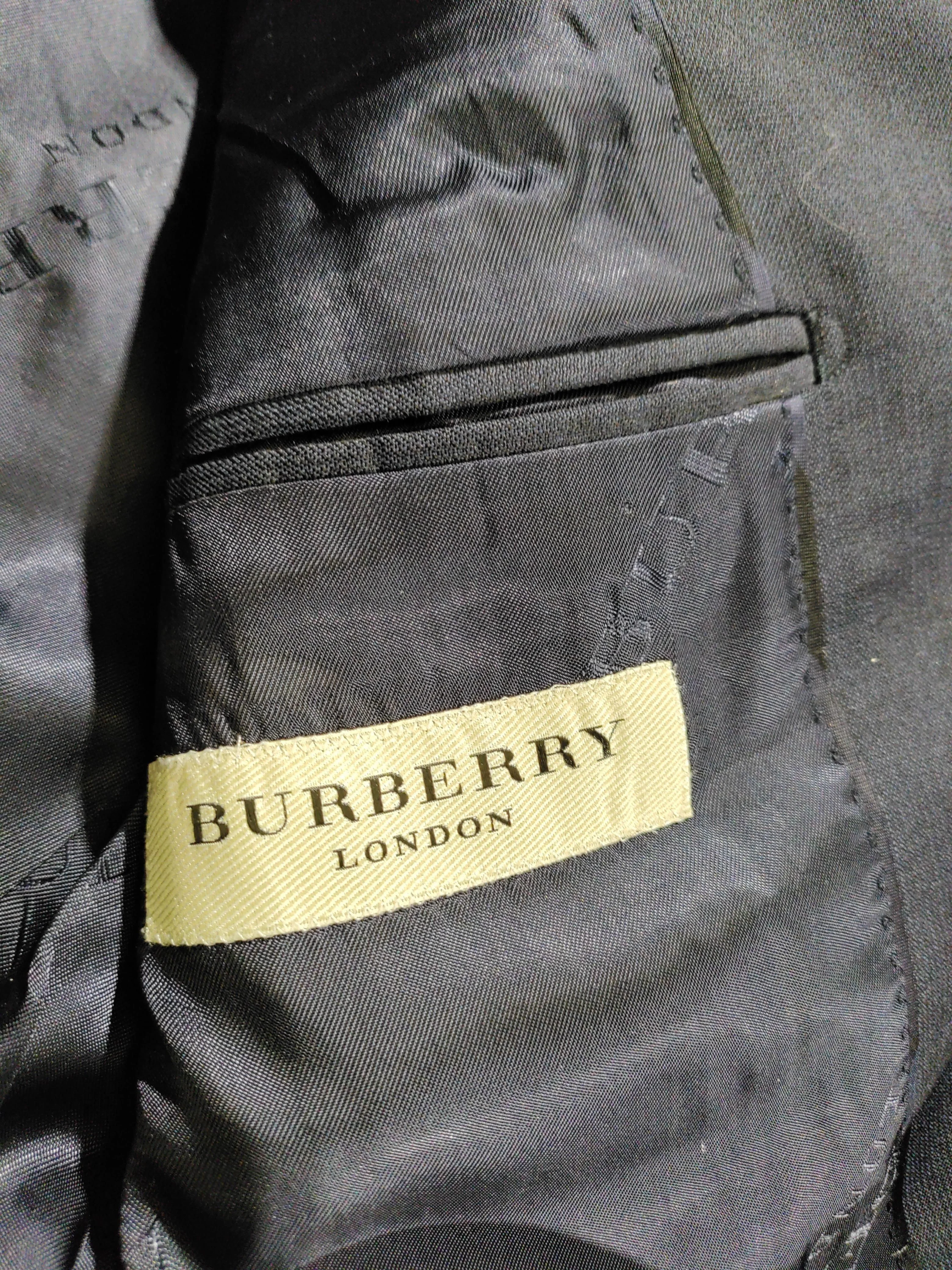 Blueberry London Men's Two Piece Suit Chest: 38 in Blue Wool - Image 6