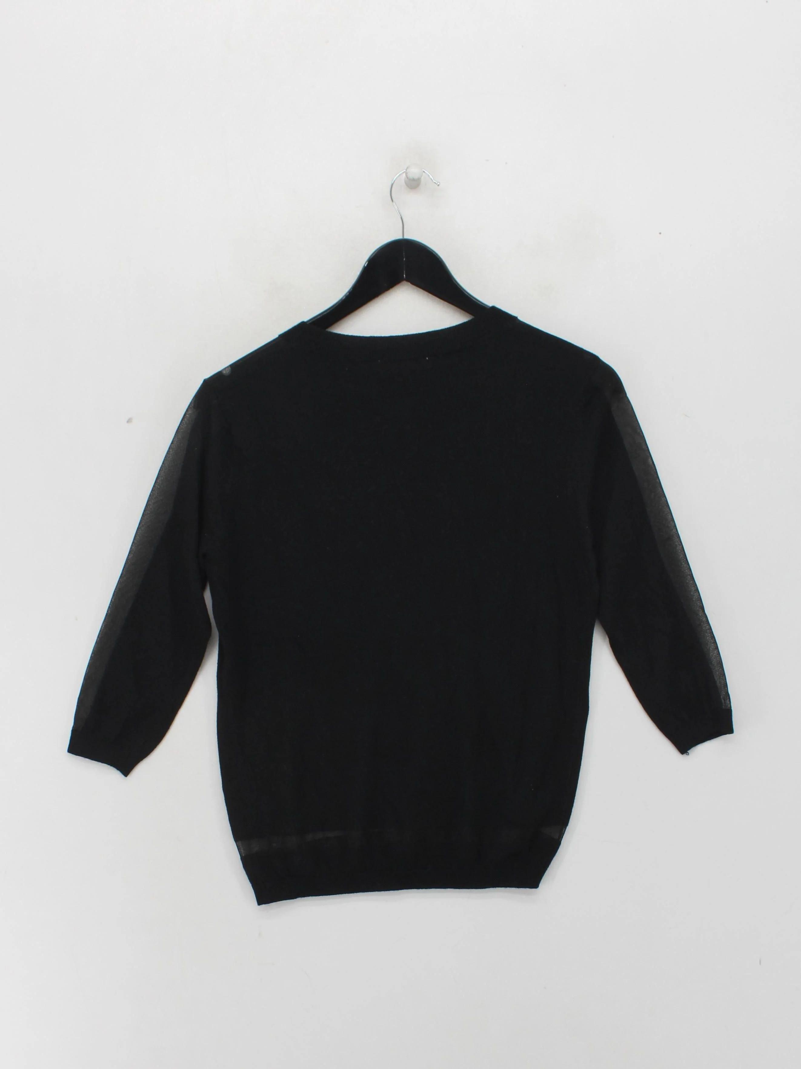Blugirl Folies Women's Top S Black Polyamide with Viscose, Acrylic, Wool Basic - Image 2