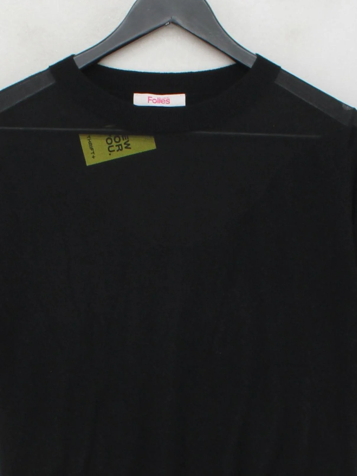 Blugirl Folies Women's Top S Black Polyamide with Viscose, Acrylic, Wool Basic - Image 3