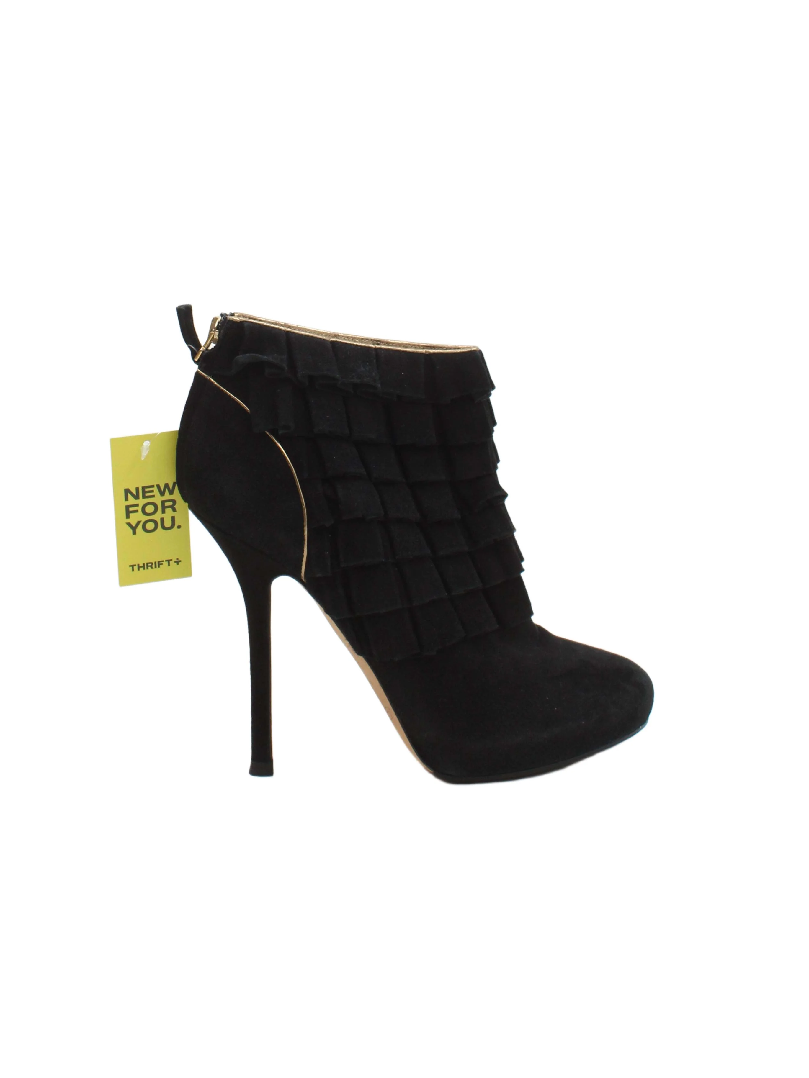 Blumarine Women's Boots UK 7 Black 100% Leather Platform