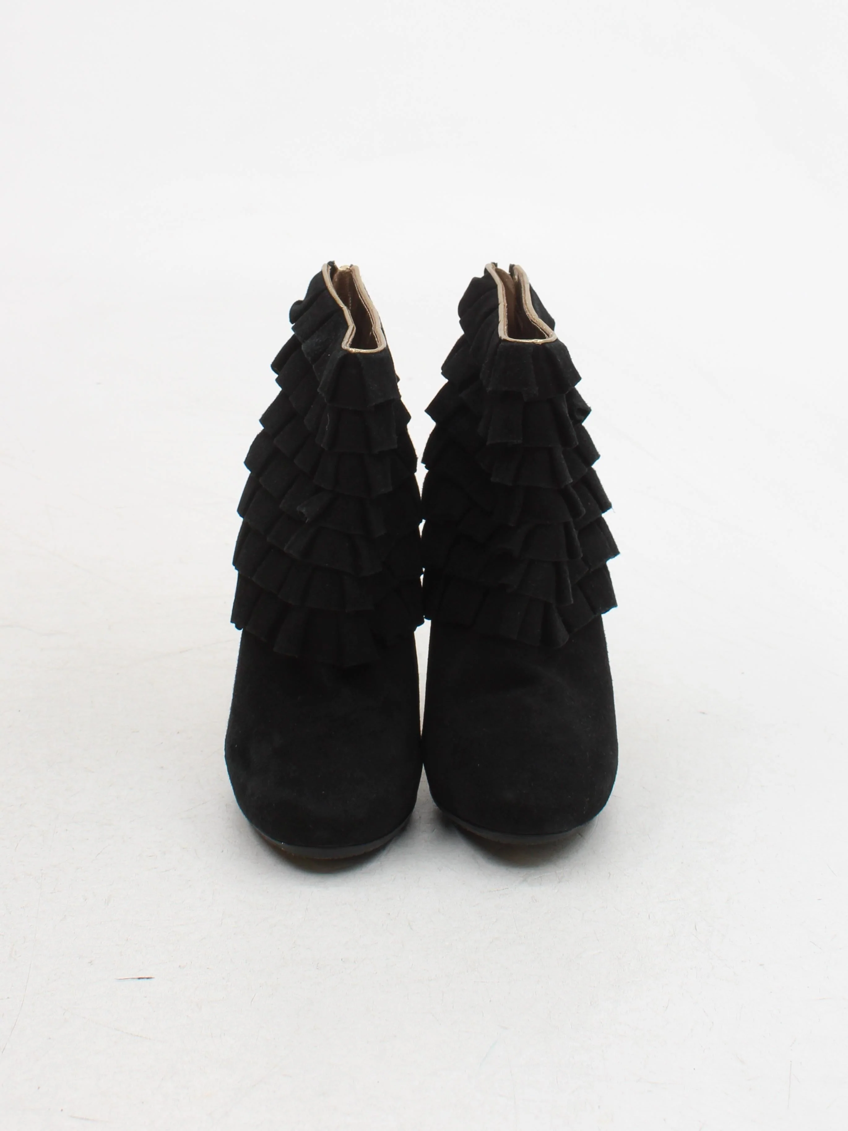 Blumarine Women's Boots UK 7 Black 100% Leather Platform - Image 2