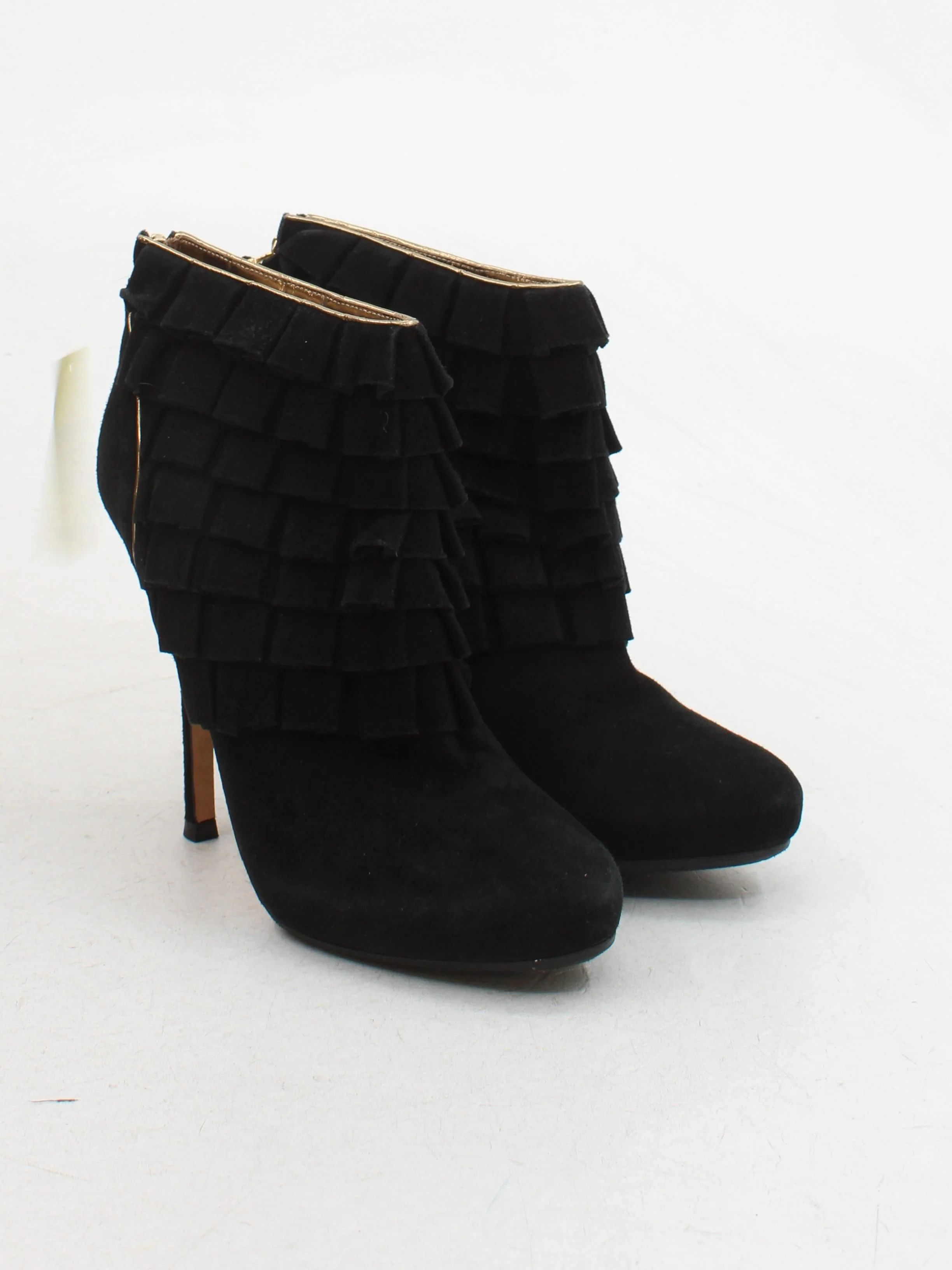 Blumarine Women's Boots UK 7 Black 100% Leather Platform - Image 4