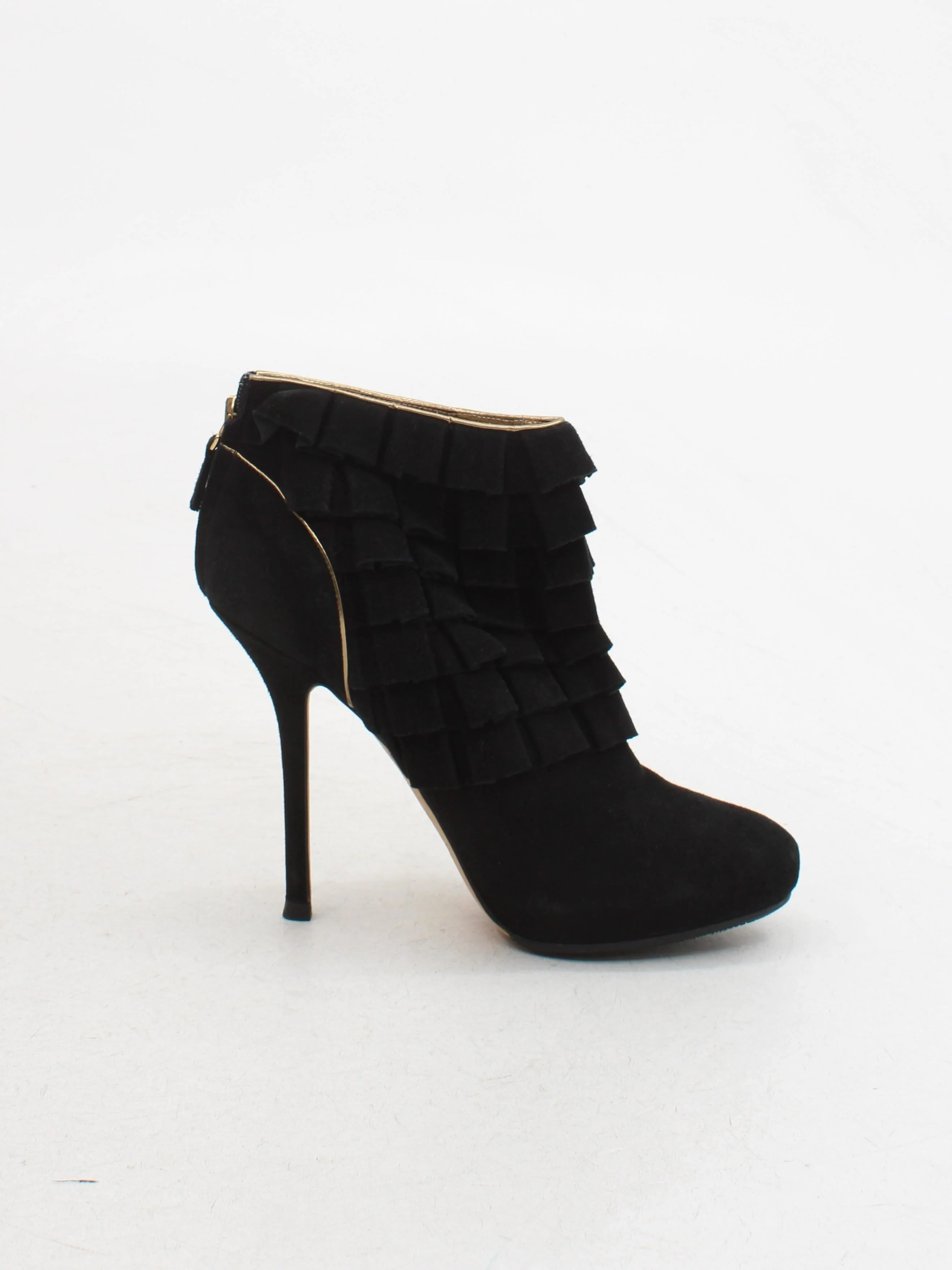 Blumarine Women's Boots UK 7 Black 100% Leather Platform - Image 5