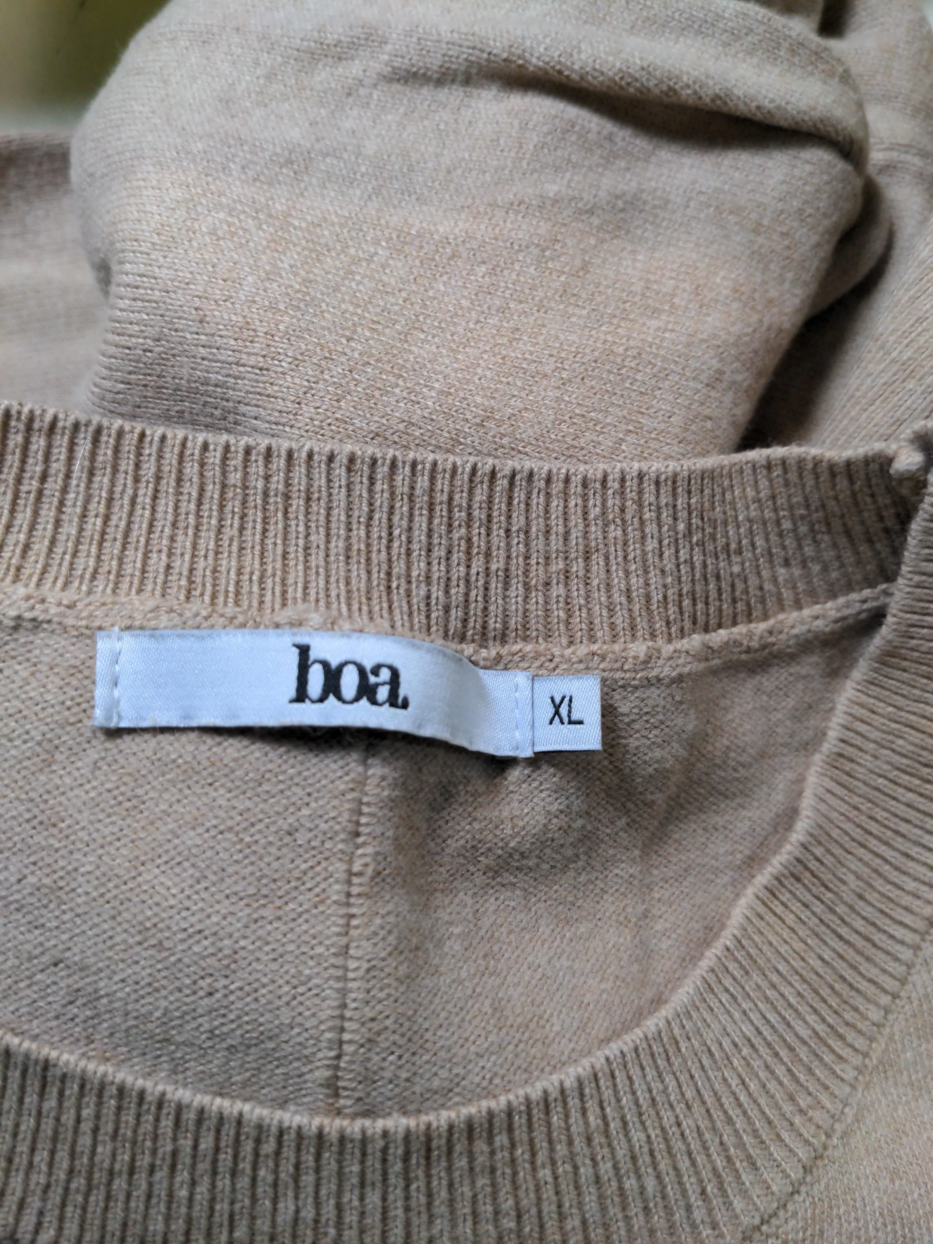 Boa Jumper Maxi Dress XL in Tan - Image 6