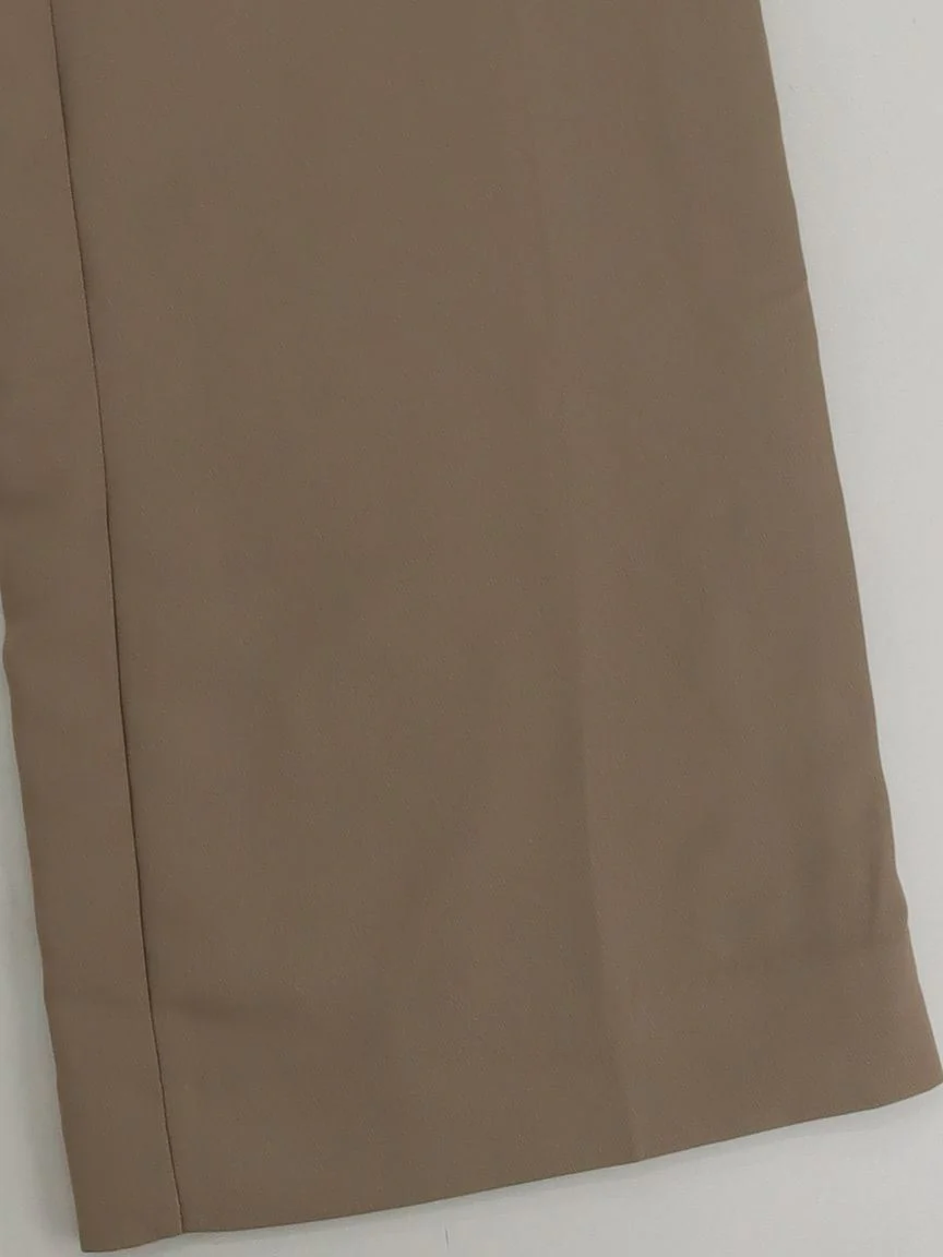 Boa Women's Trousers M Tan Polyester with Spandex Wide-Leg Capri - Image 4