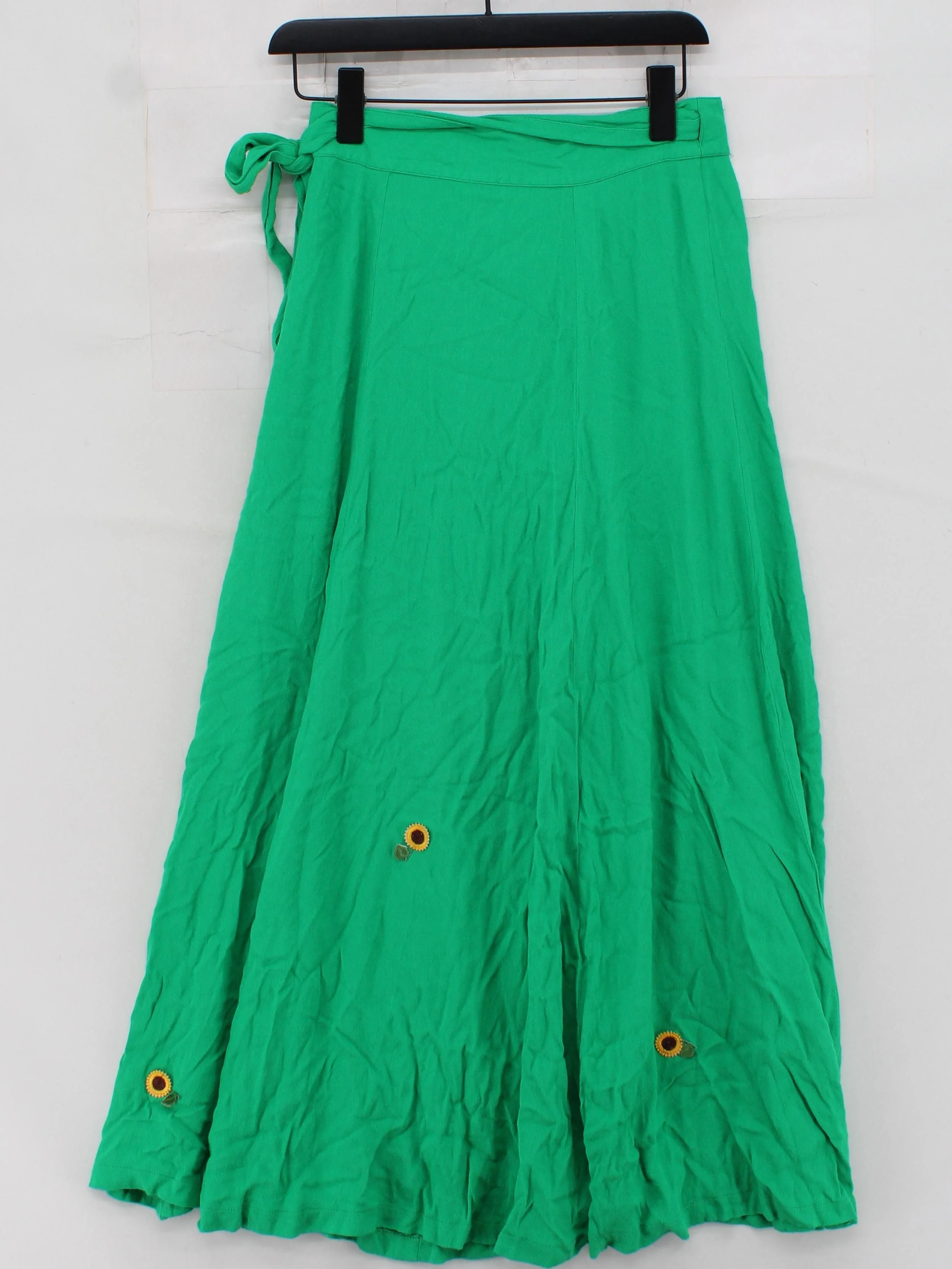 BOB By Dawn O'porter Women's Maxi Skirt UK 10 Green 100% Viscose Long Maxi - Image 2
