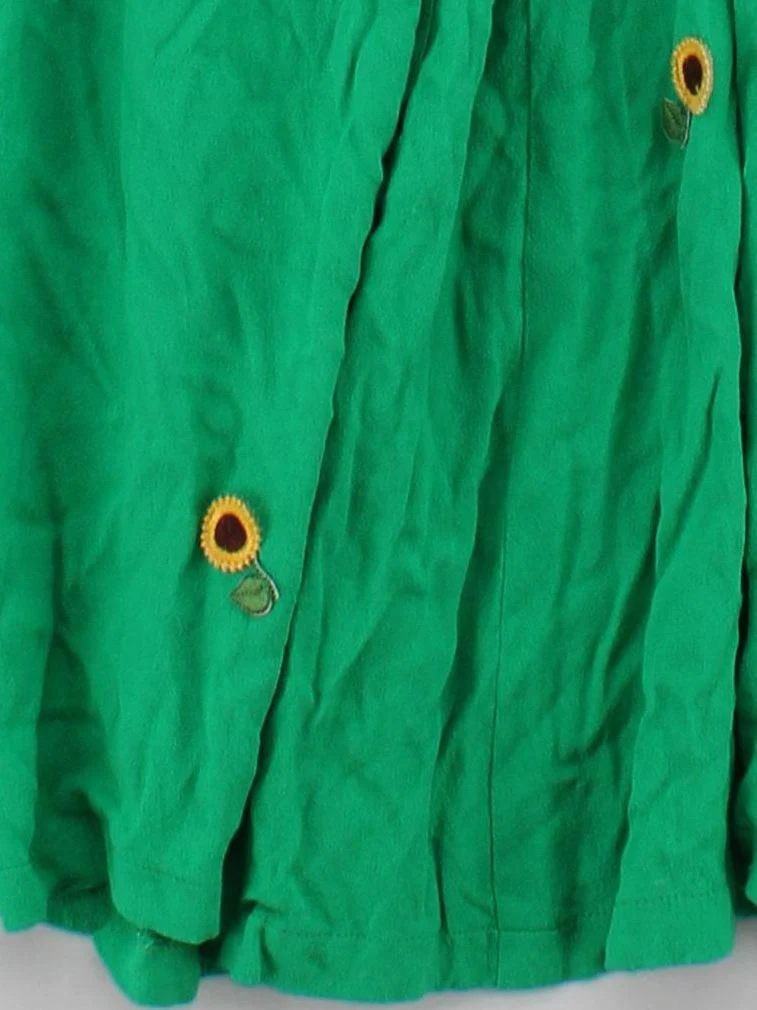 BOB By Dawn O'porter Women's Maxi Skirt UK 10 Green 100% Viscose Long Maxi - Image 4