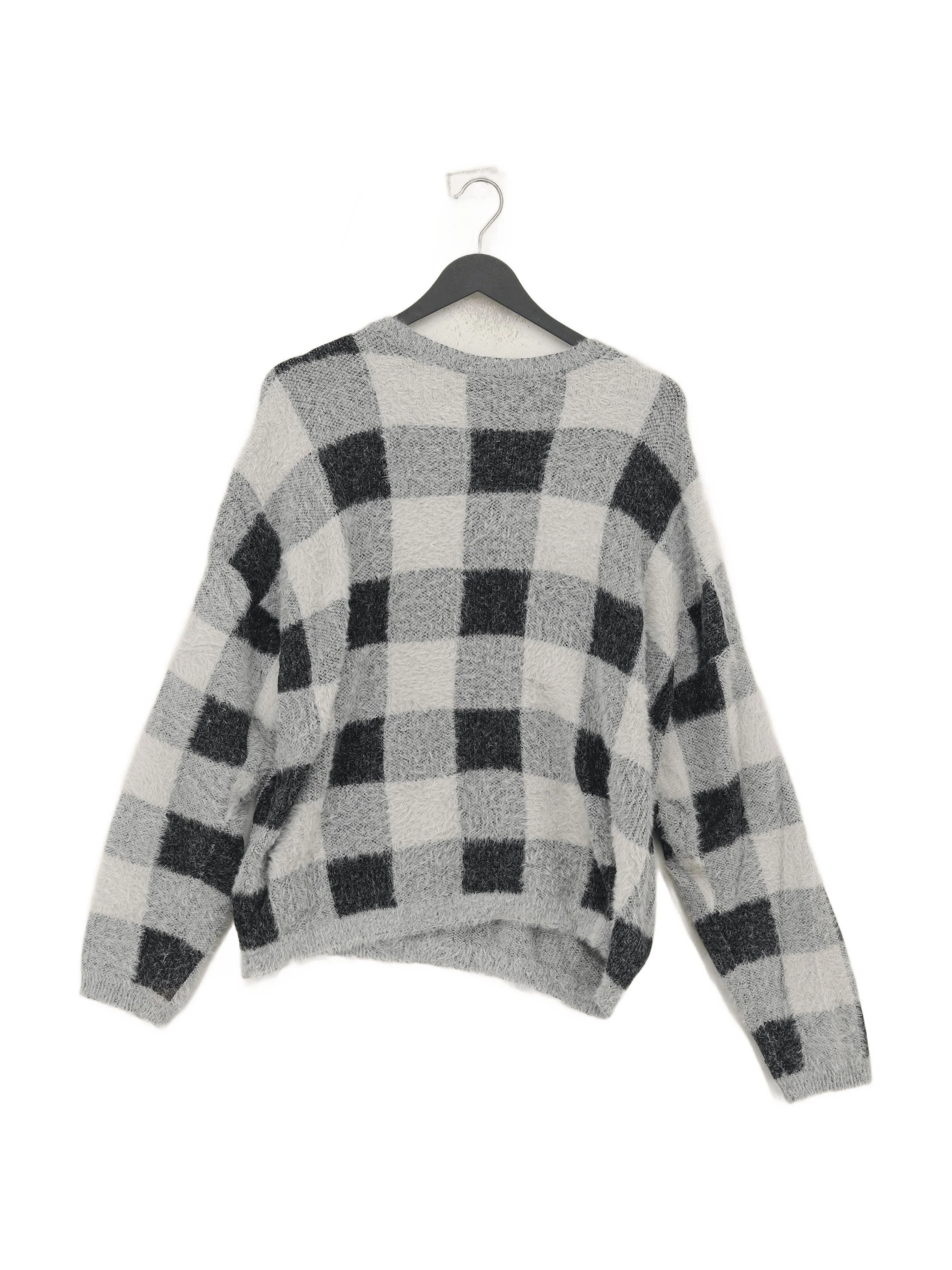 Bobeau Women's Jumper M Grey Nylon with Rayon, Polyester Pullover
