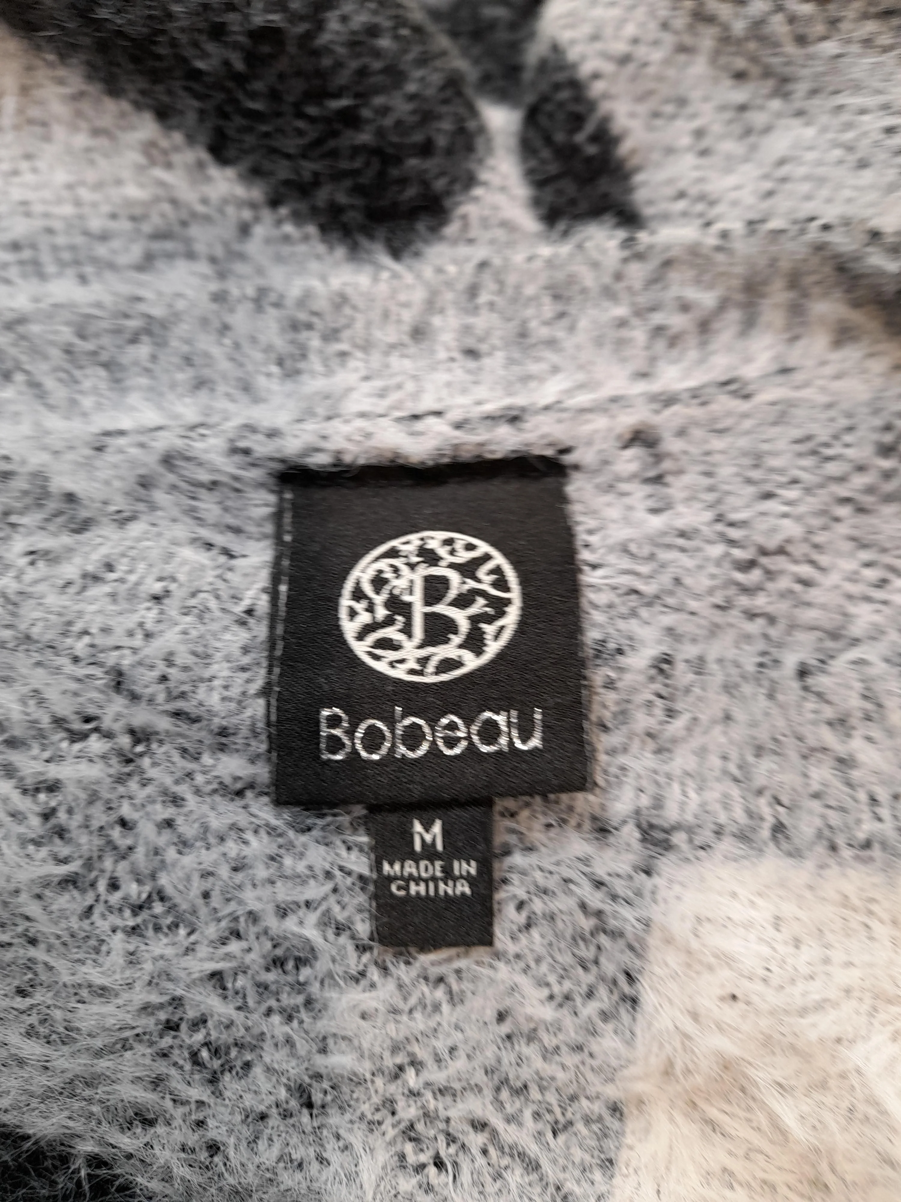 Bobeau Women's Jumper M Grey Nylon with Rayon, Polyester Pullover - Image 5