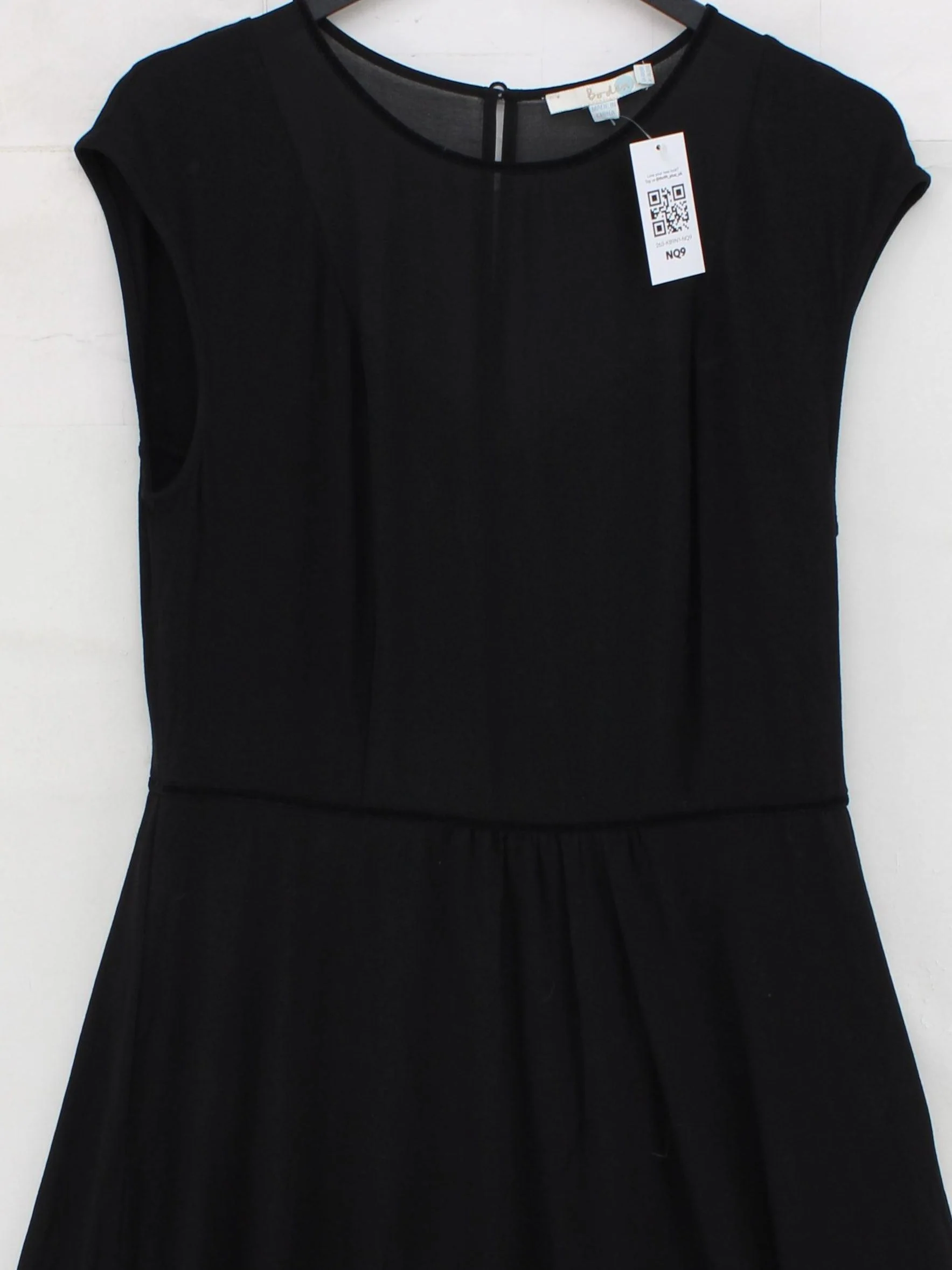 Boden A-Line Midi Dress UK14 in Black - Image 3