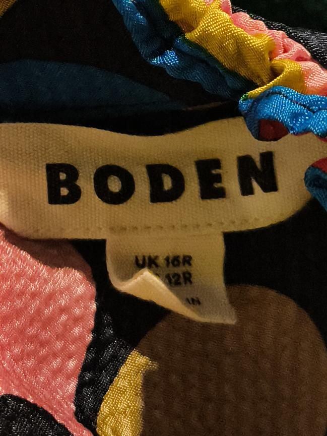 Boden A-Line Midi Dress UK16 in Multi - Image 5