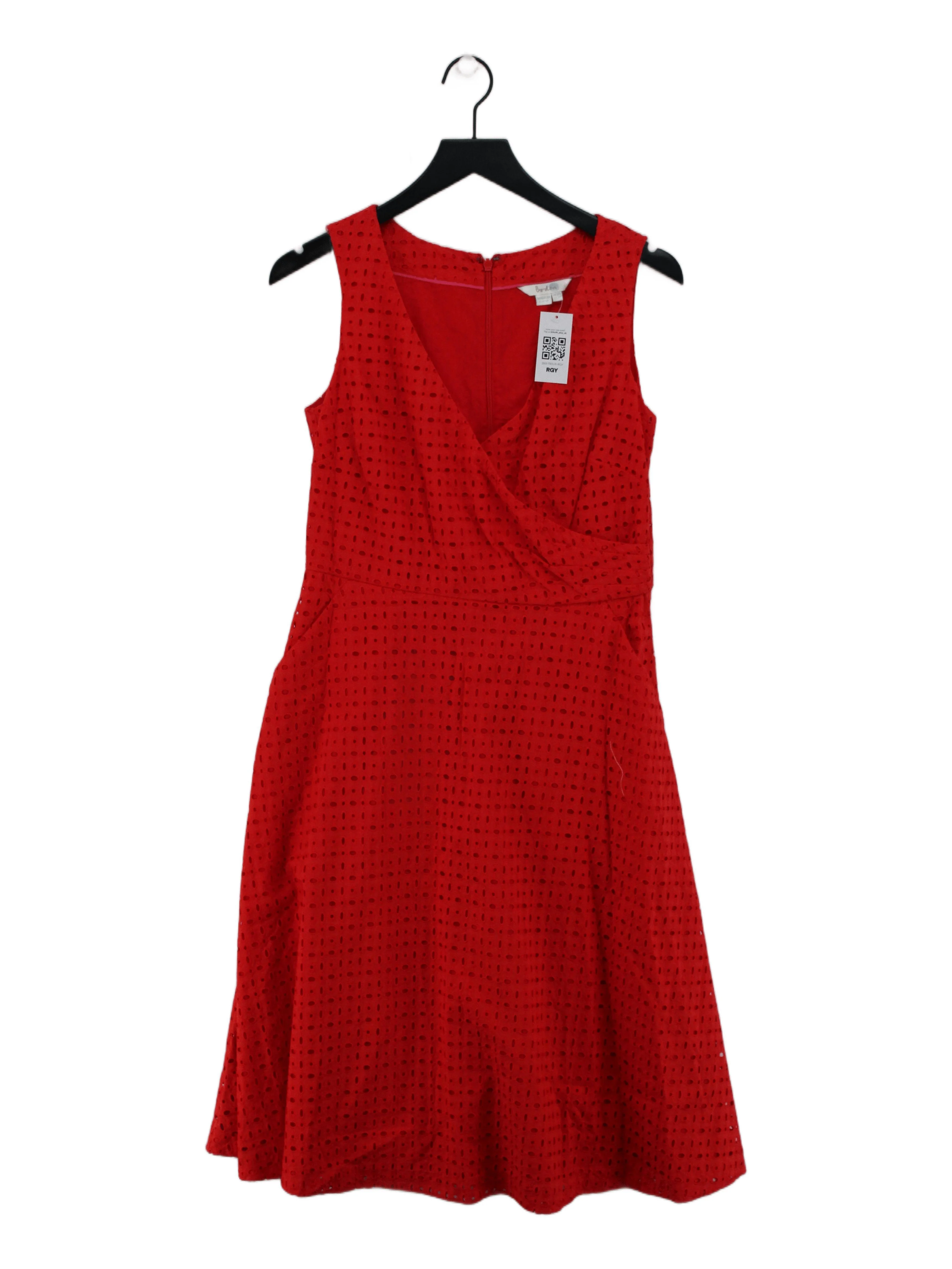 Boden A-Line Mini Dress UK12 in Red