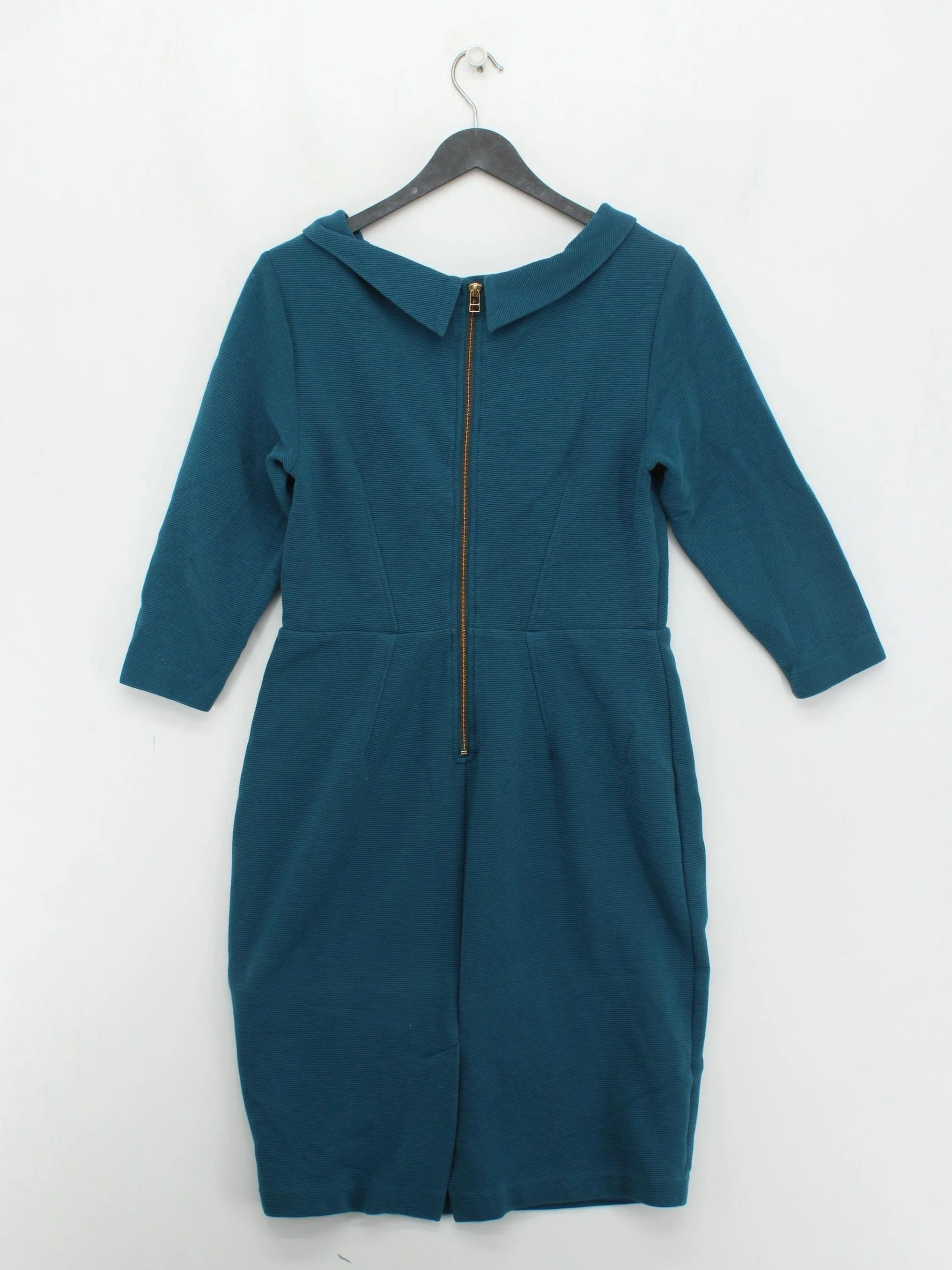 Boden Bodycon Midi Dress UK14 in Blue - Image 2