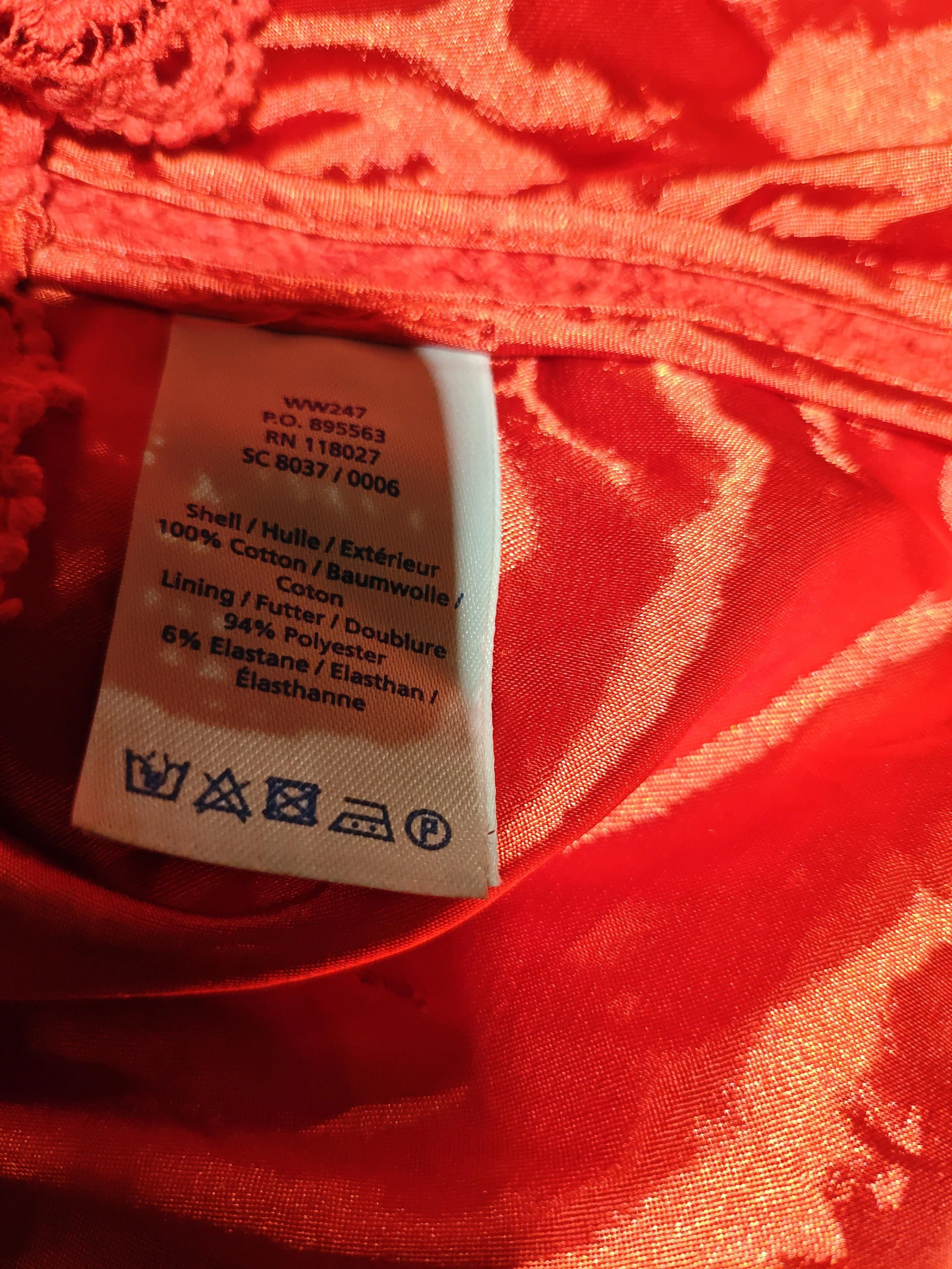 Boden Bodycon Mini Dress UK10 in Red - Image 6