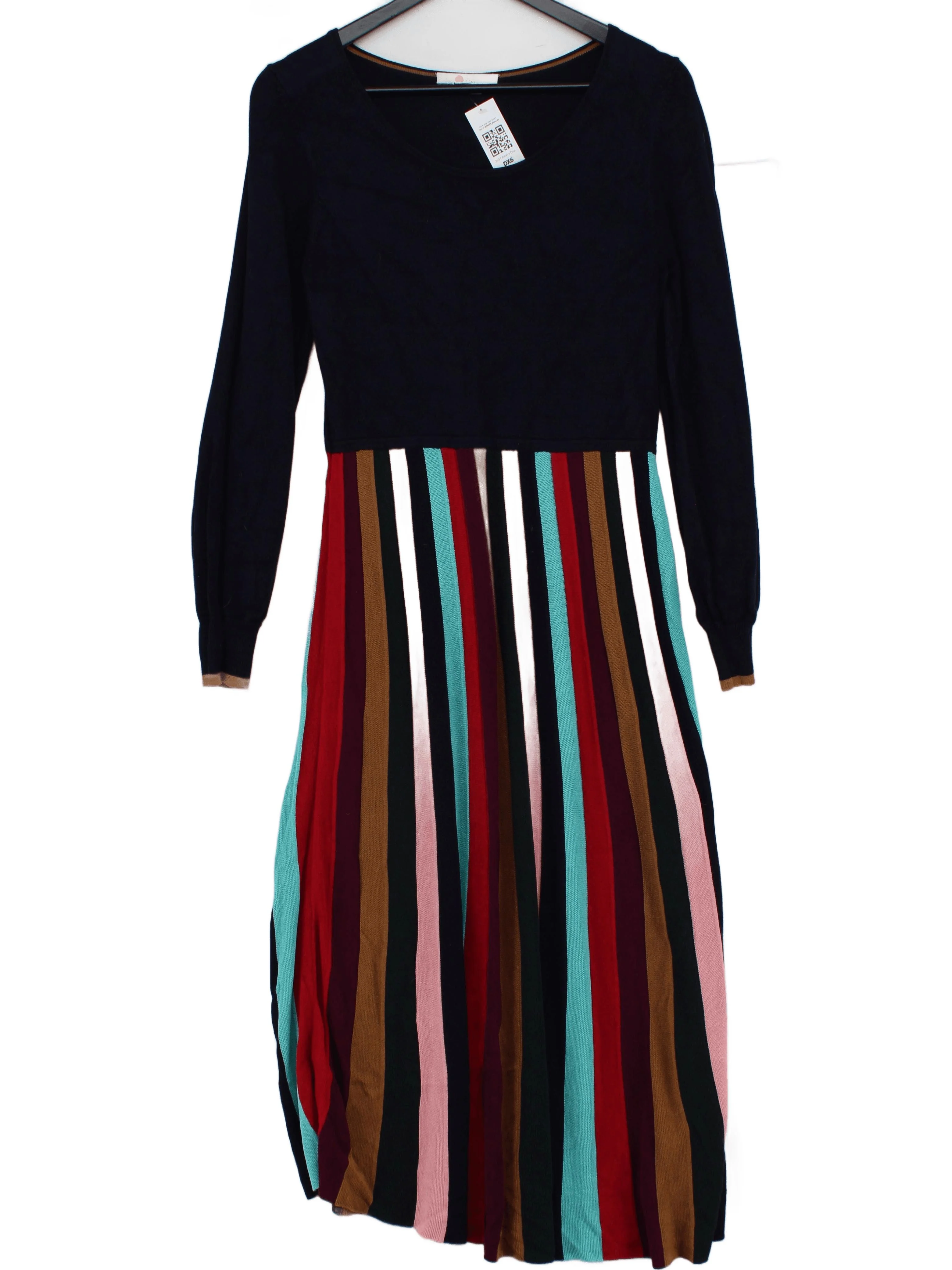 Boden Jumper Midi Dress UK12 in Multi