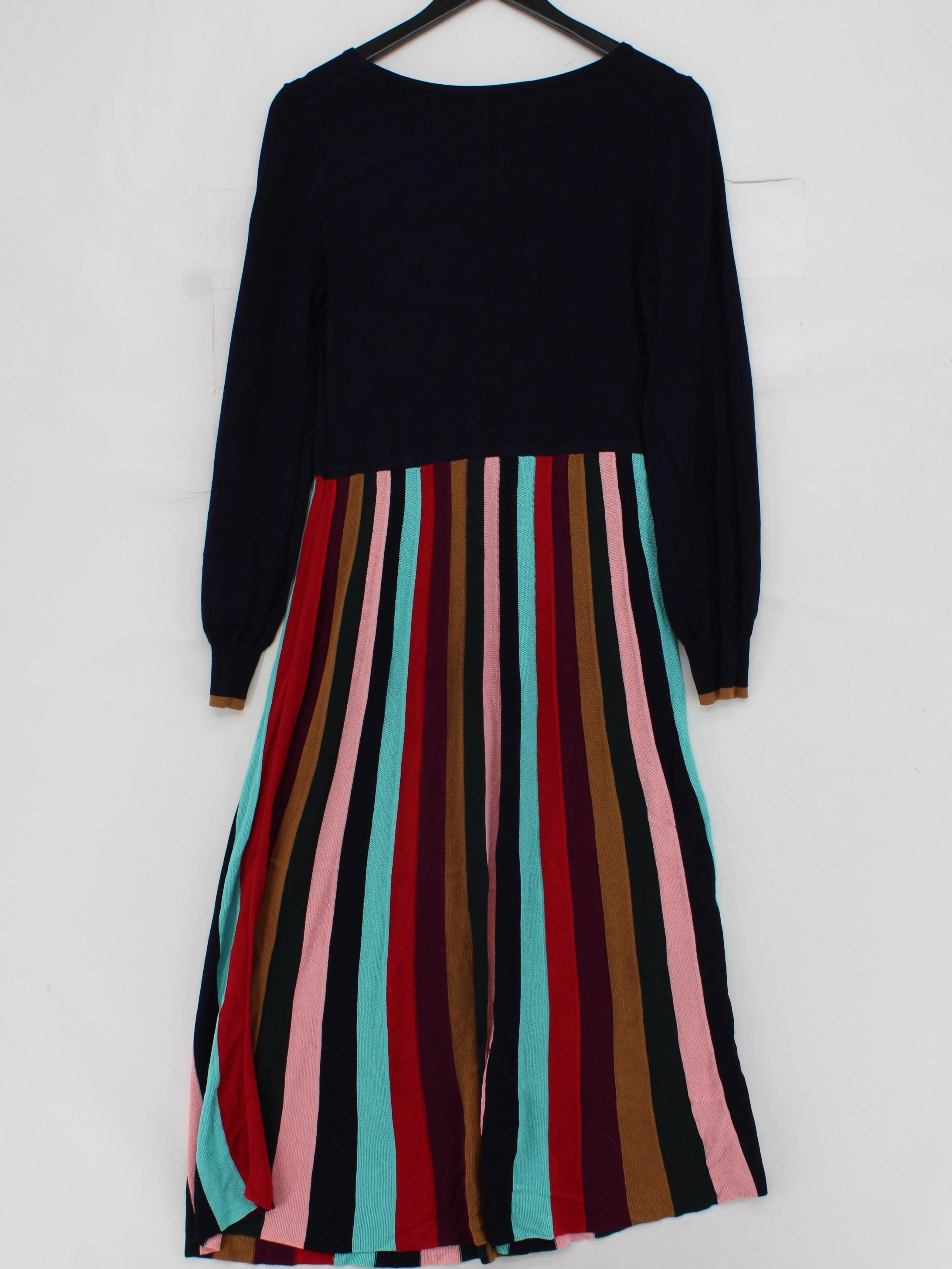 Boden Jumper Midi Dress UK12 in Multi - Image 2