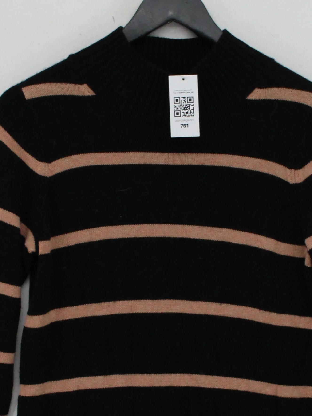Boden Jumper Midi Dress UK8 in Black - Image 3