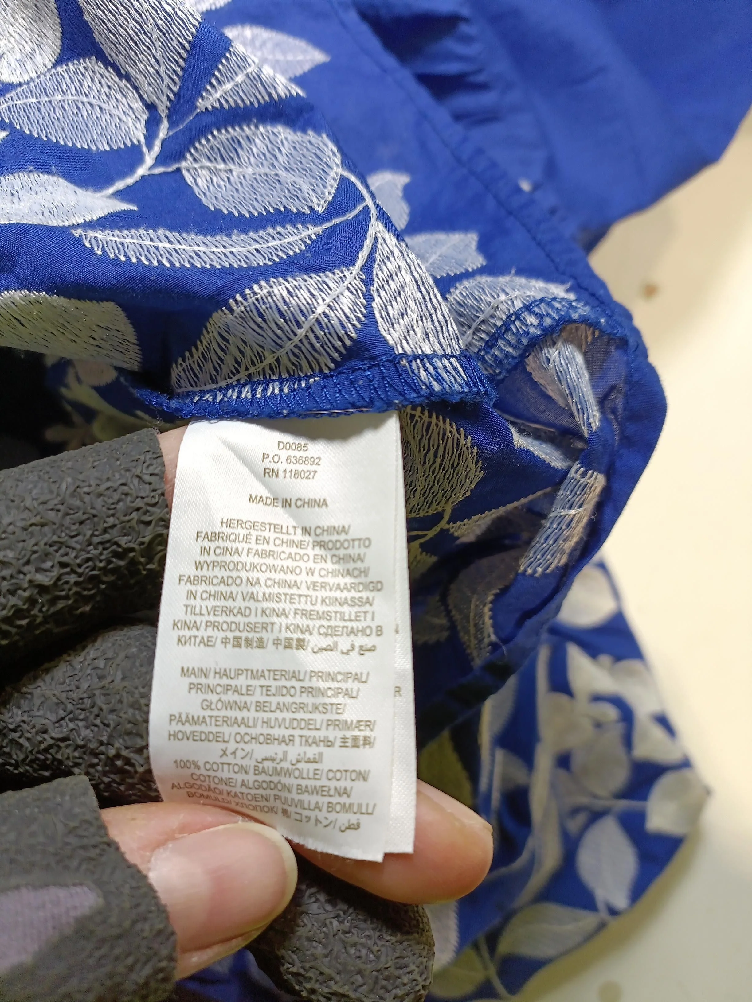 Boden Maxi Dress UK18 in Blue - Image 7