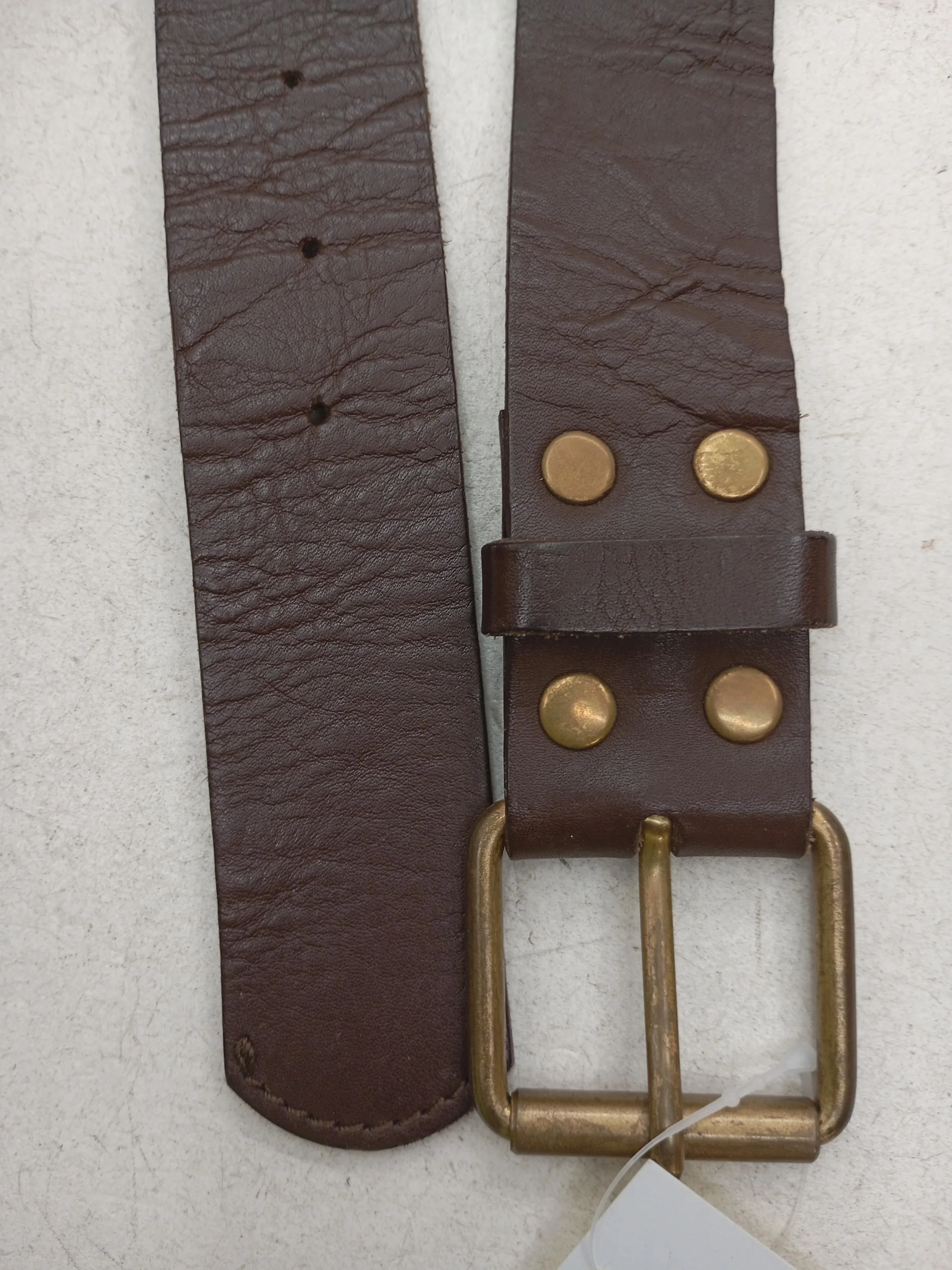 Boden Men's Belt S Brown 100% Leather Dress Belt - Image 3