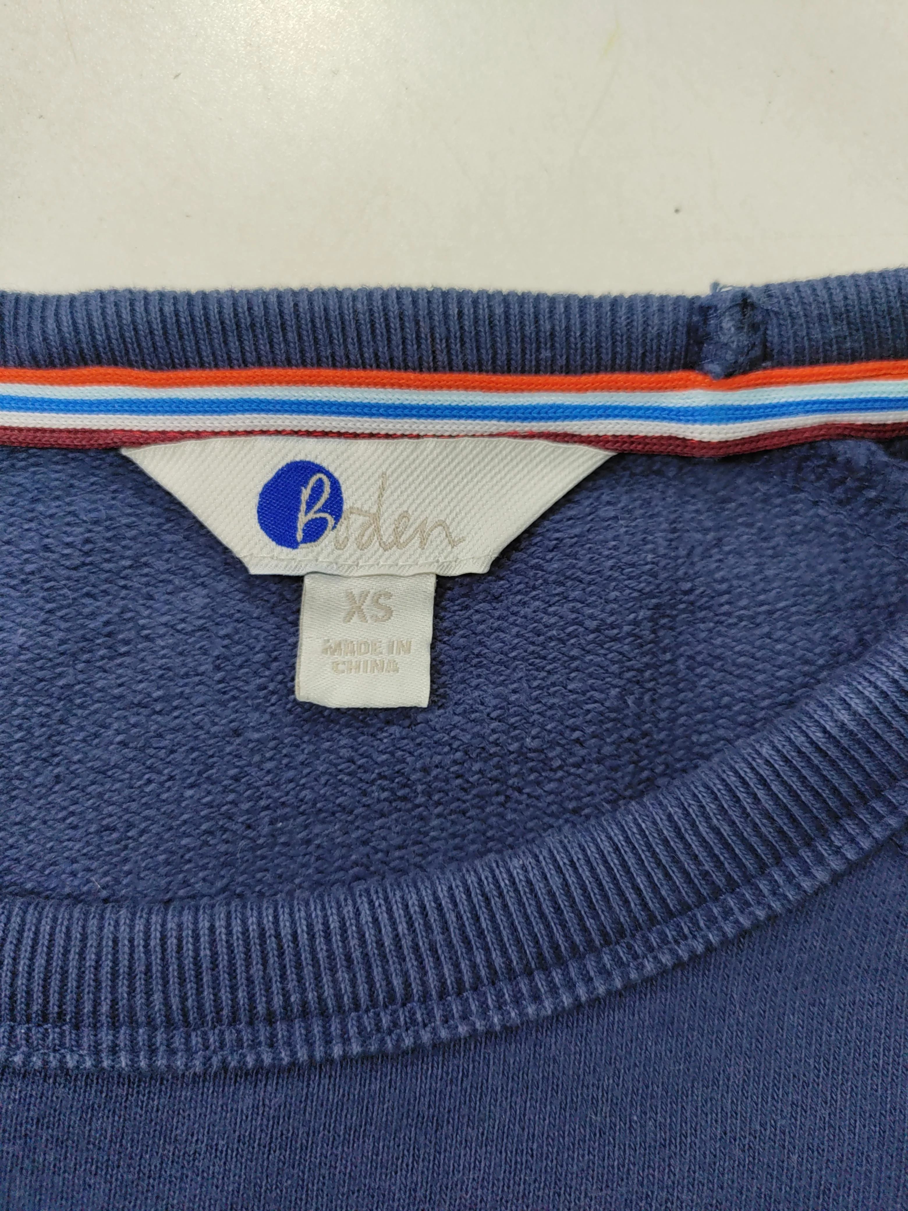Boden Men's Hoodie XS Blue 100% Cotton Pullover - Image 6