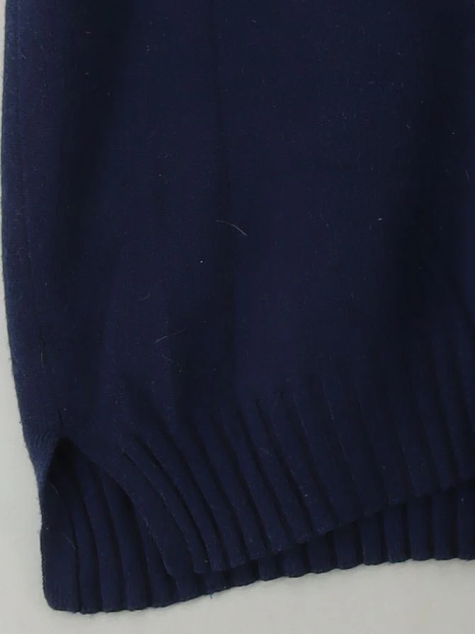Boden Men's Jumper XL Blue 100% Wool V-Neck Vest - Image 4