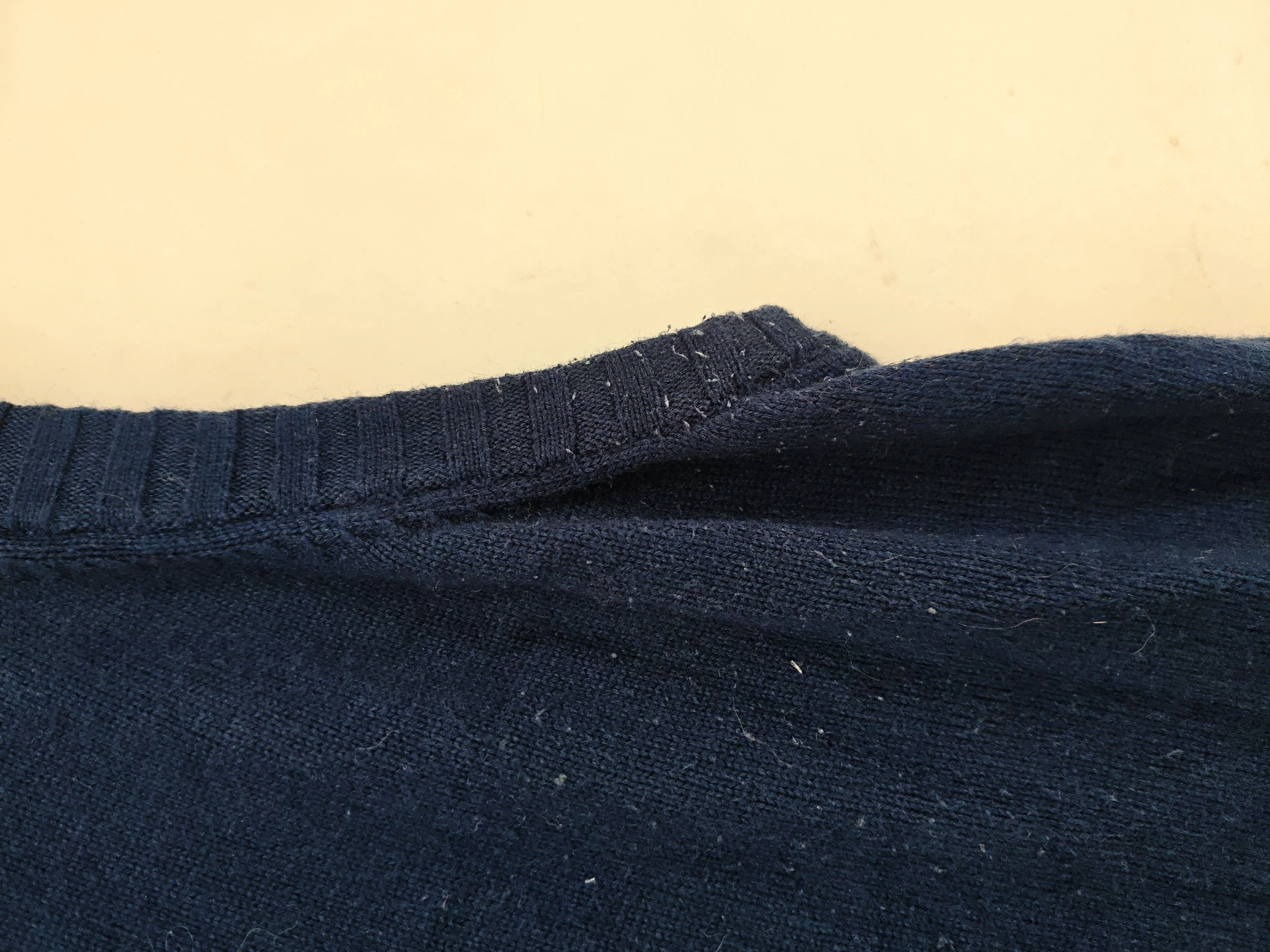 Boden Men's Jumper XL Blue 100% Wool V-Neck Vest - Image 5