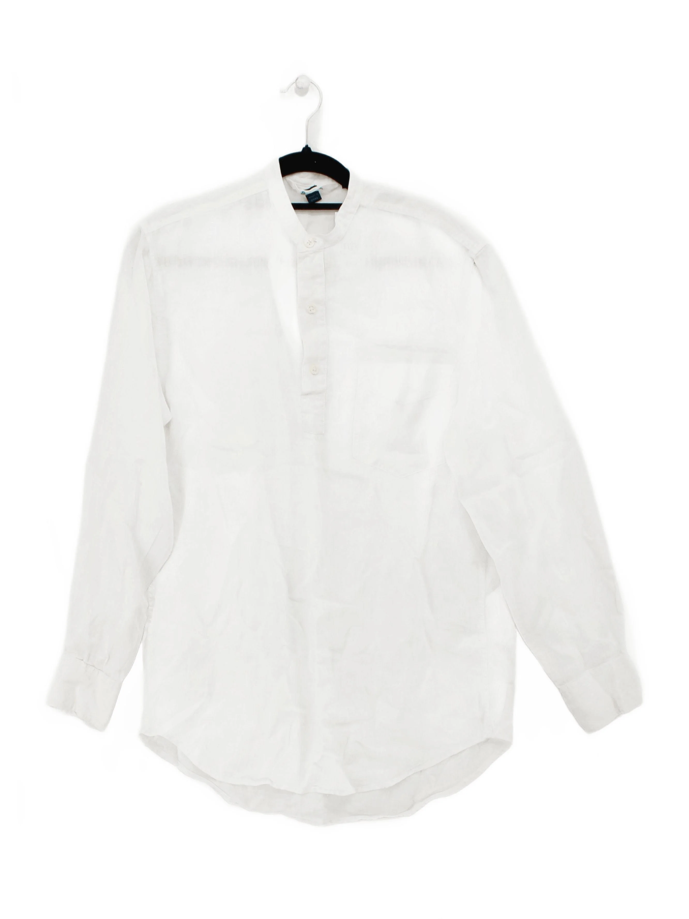 Boden Men's Shirt XS White 100% Linen Basic